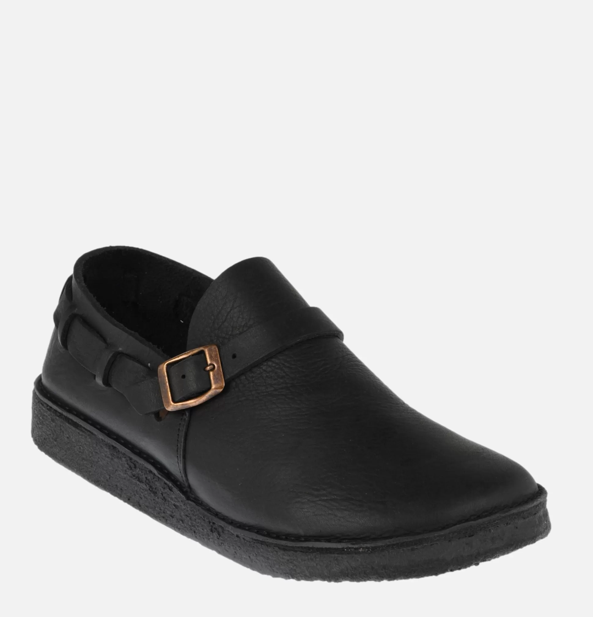 YOGI FOOTWEAR Shoes<Corso Buckle Monk Shoes Black