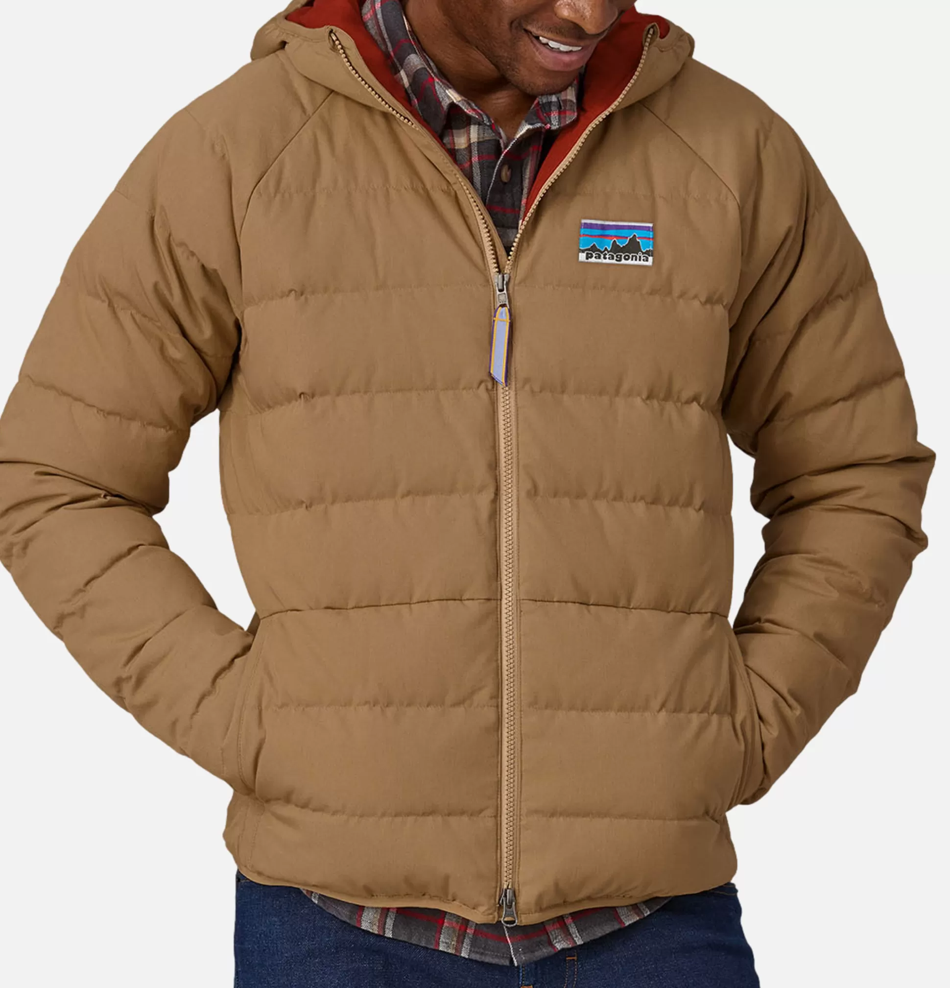 PATAGONIA Sweatshirts & Fleeces<Cotton Down Jacket Grayling Brown