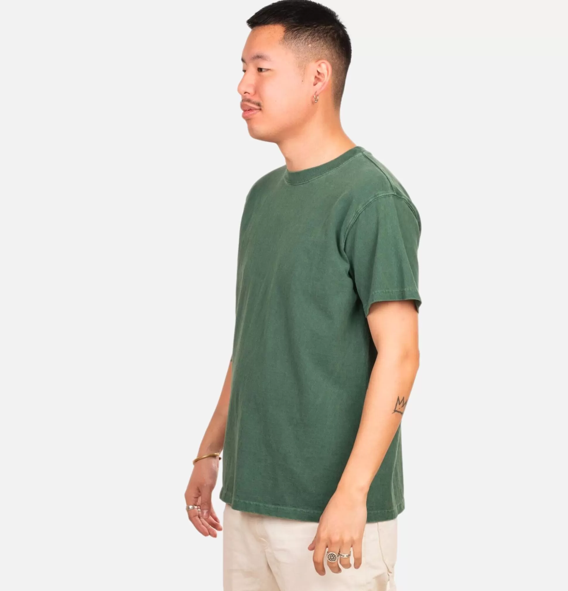 GOOD ON T-Shirts<Crew Tee Green