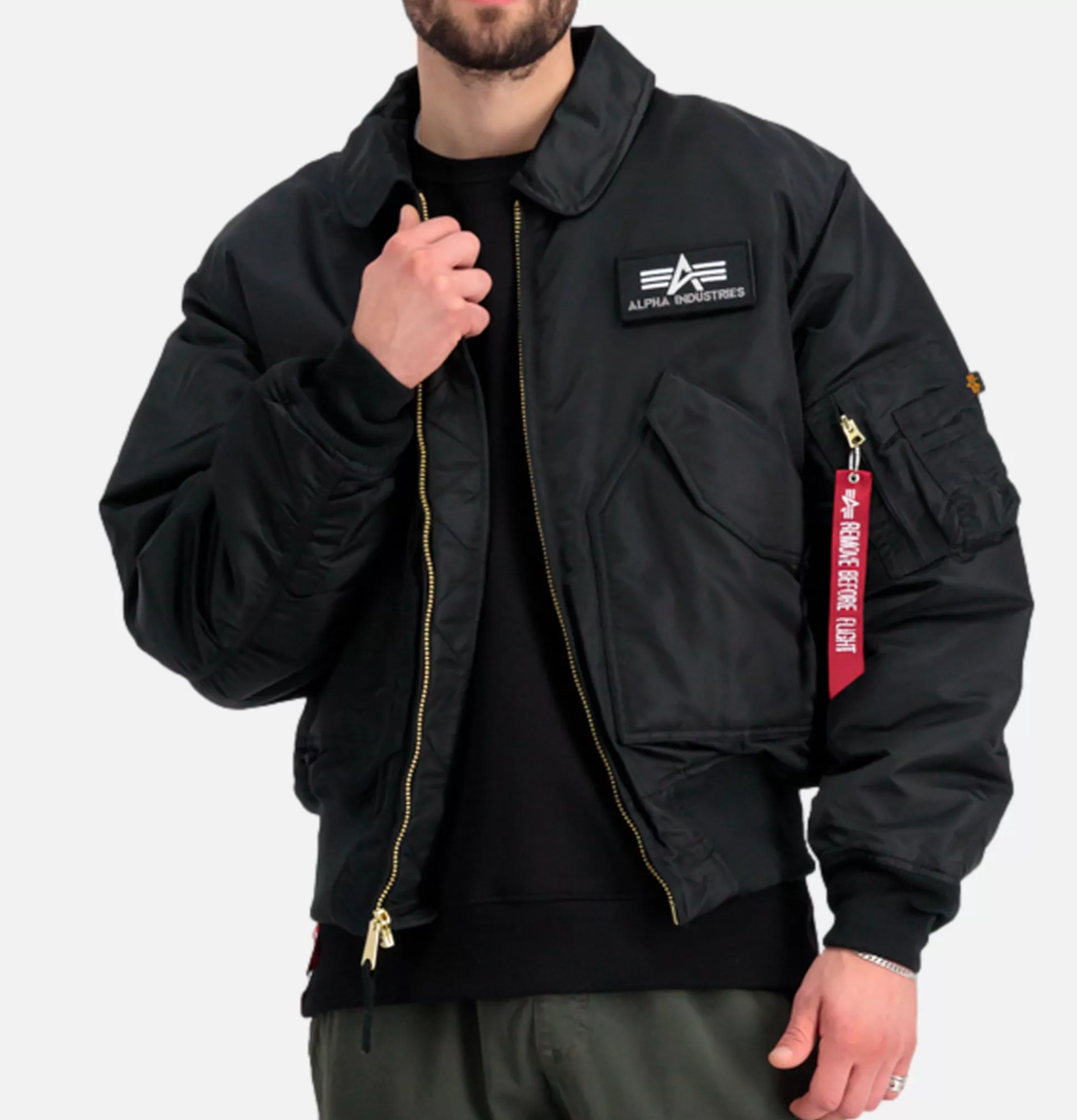 ALPHA INDUSTRIES Coats & Jackets<Cwu 45 Jacket Black