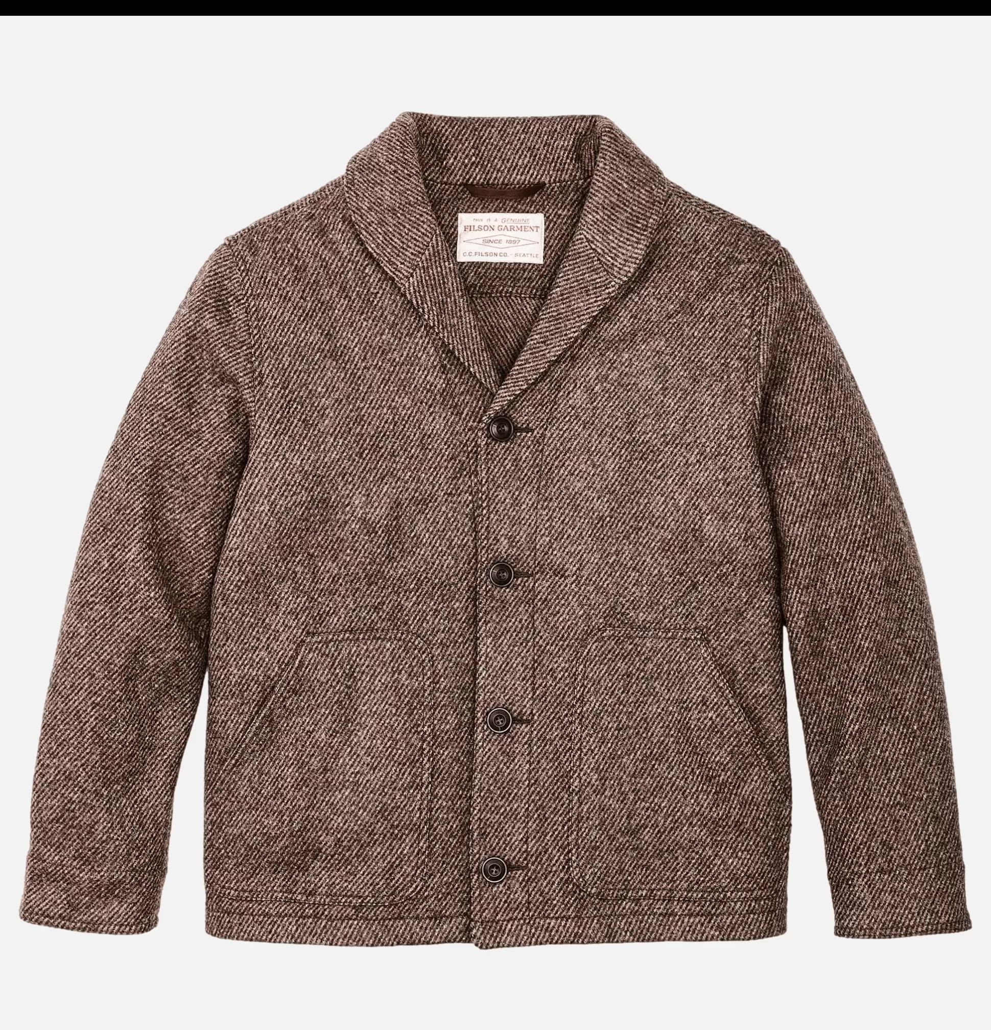 FILSON Coats & Jackets<Decatur Island Wool Brown