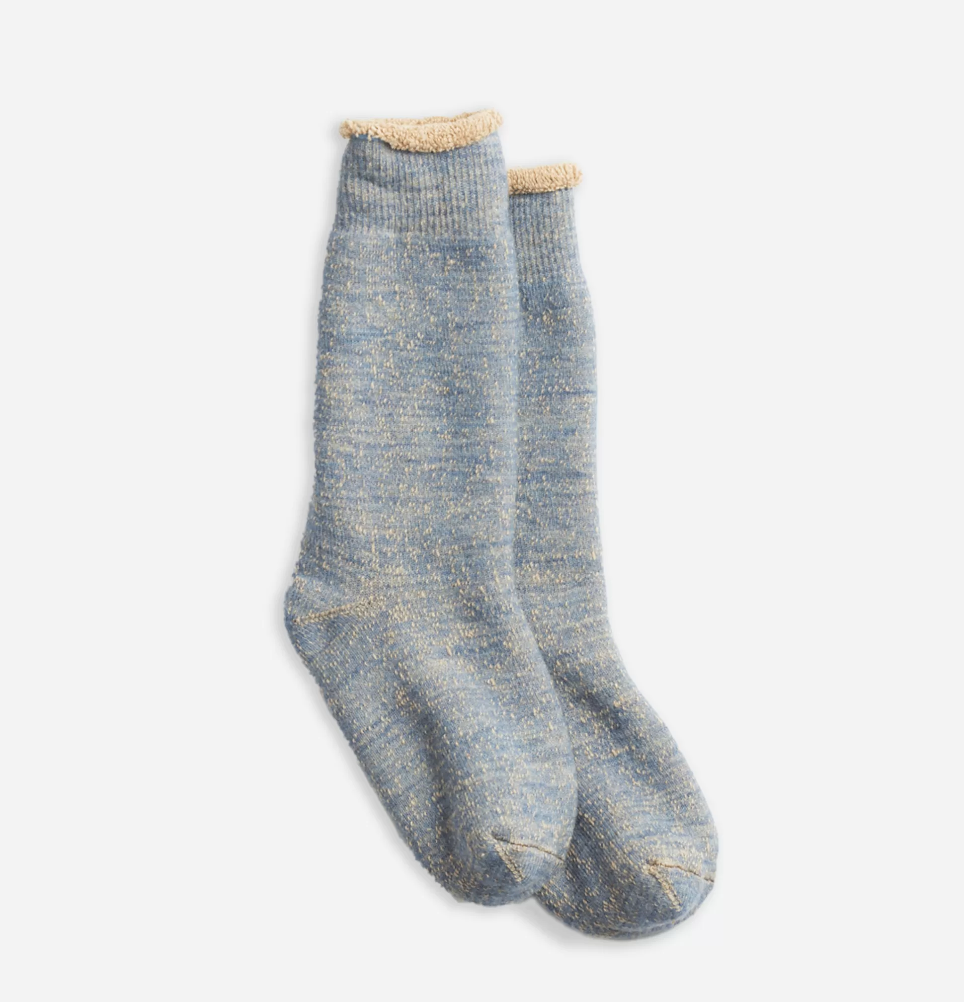 ROTOTO Socks<Double Face Bluebrown