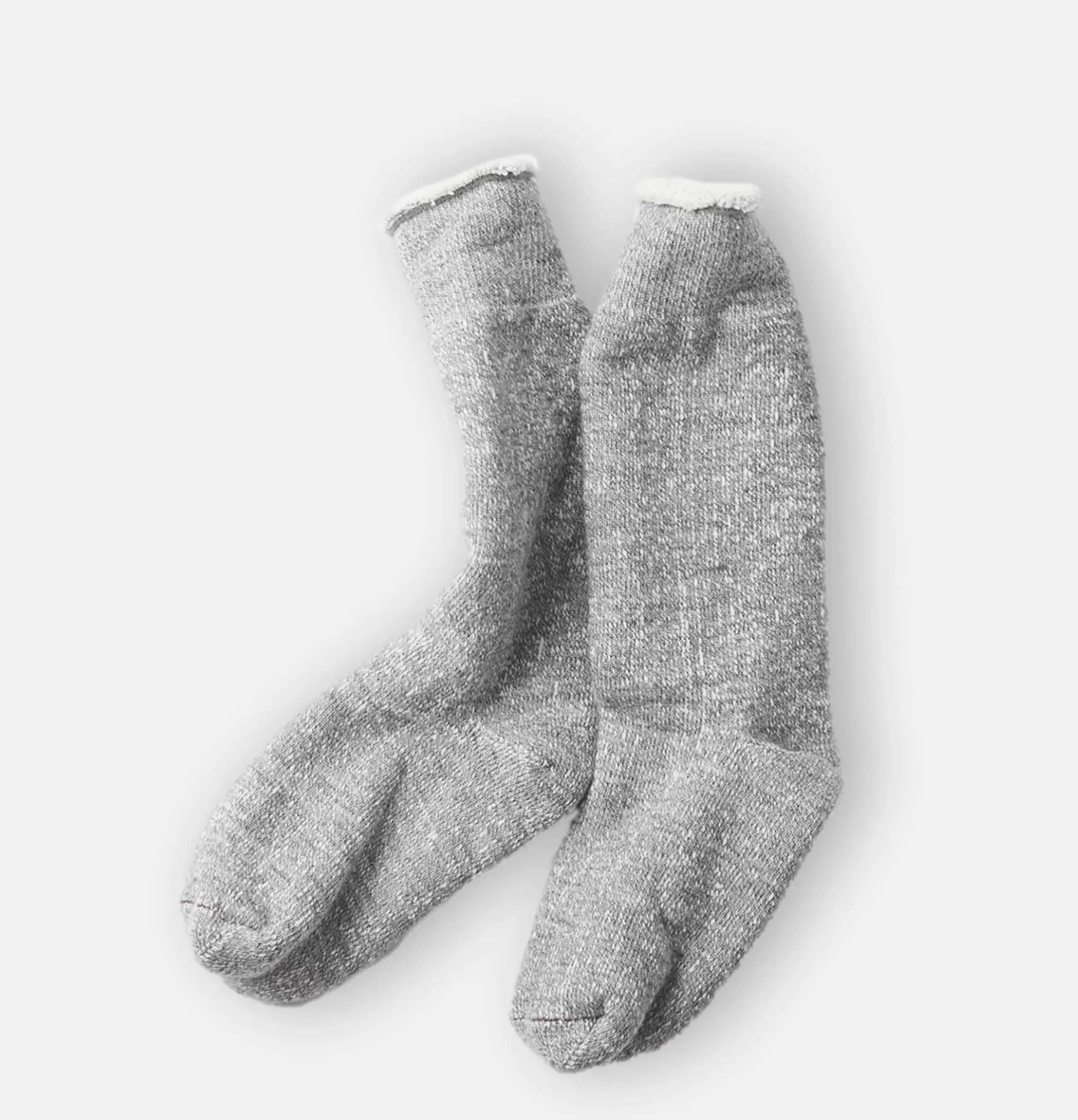 ROTOTO Socks<Double Face Socks Med Grey