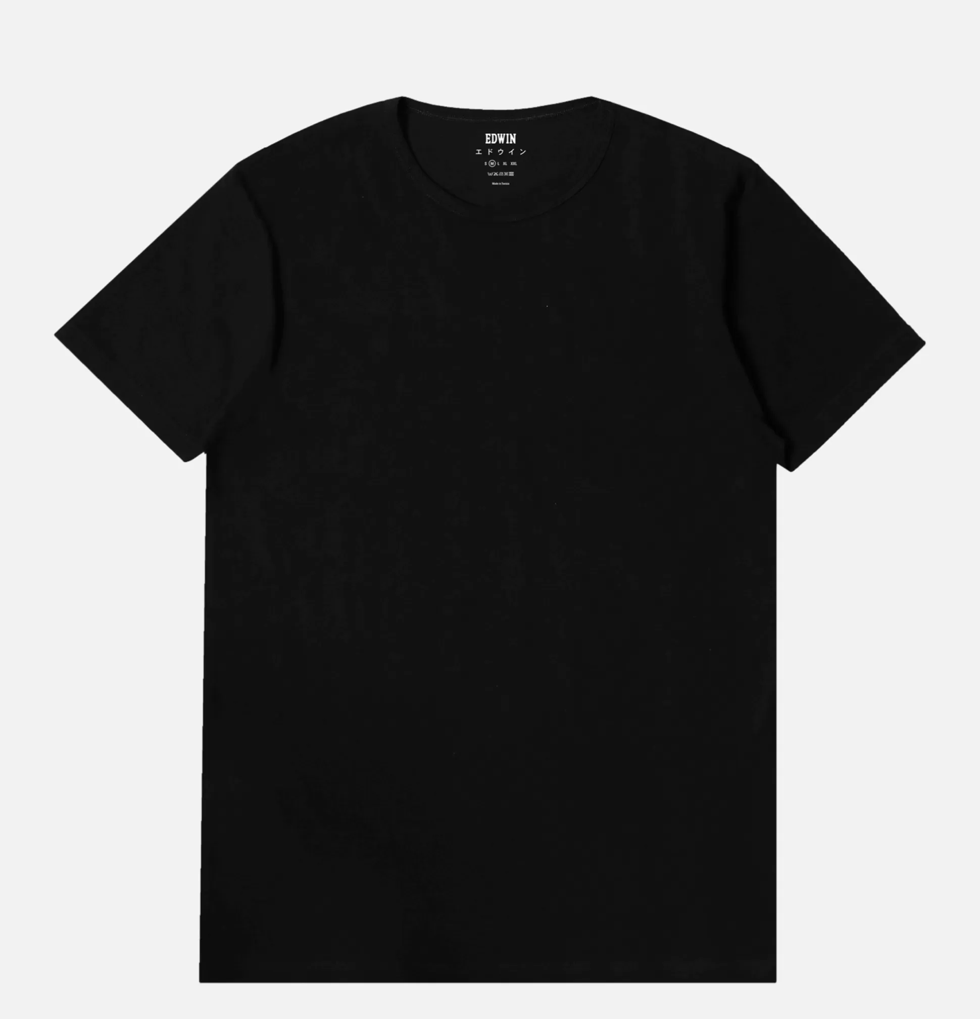 EDWIN T-Shirts<Double Pack Tee Black