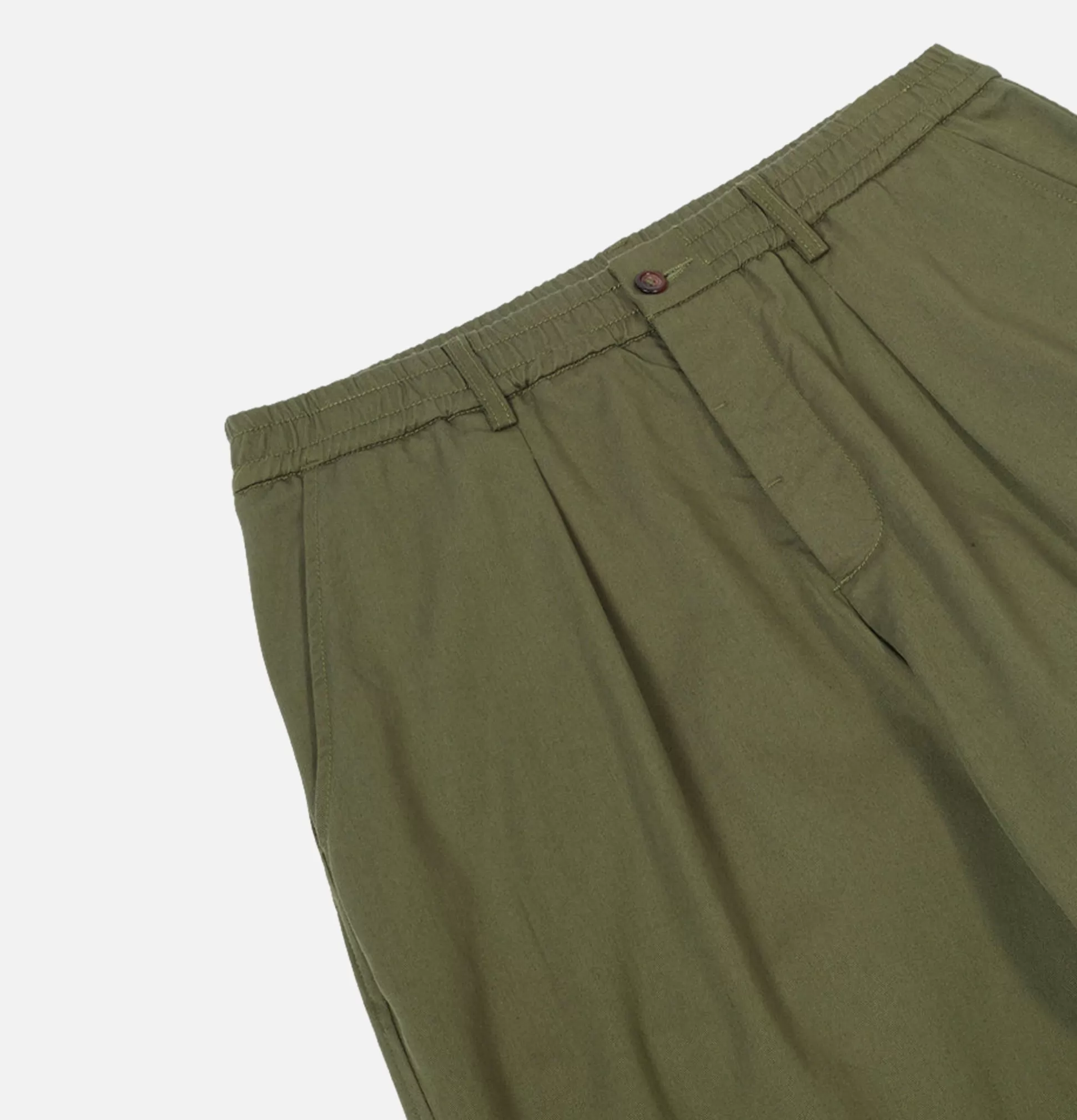 UNIVERSAL WORKS Jeans<Double Pleat Pant Light Olive