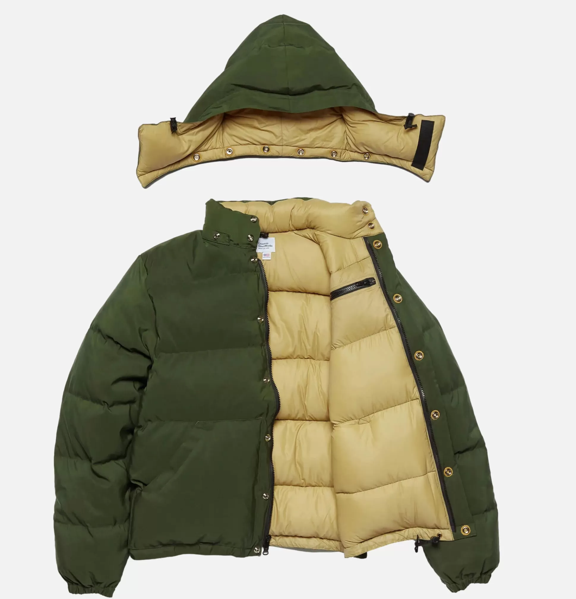 CRESCENT DOWN WORKS Coats & Jackets<Down Sweater Jacket Olive