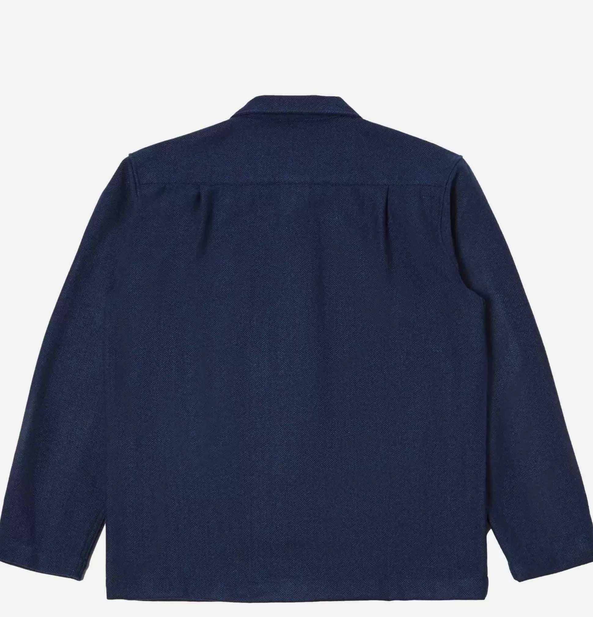 UNIVERSAL WORKS Knitwear<Easy Overshirt Herringbone Navy