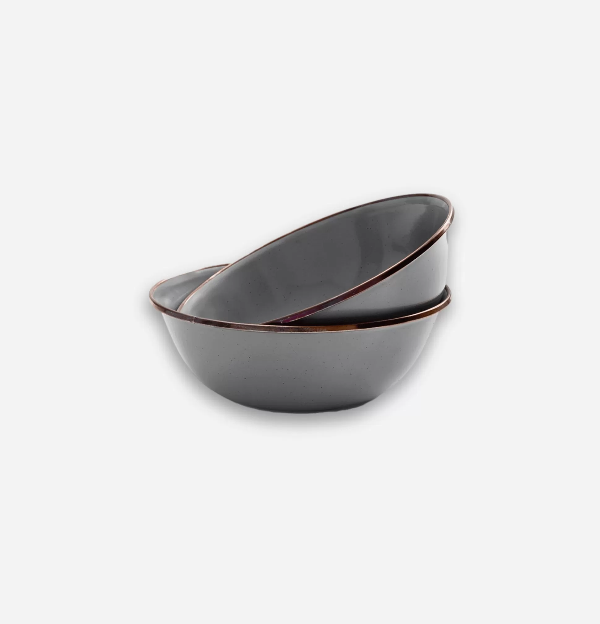 BAREBONES Outdoor<Enamel Bowl Set X 2 Grey