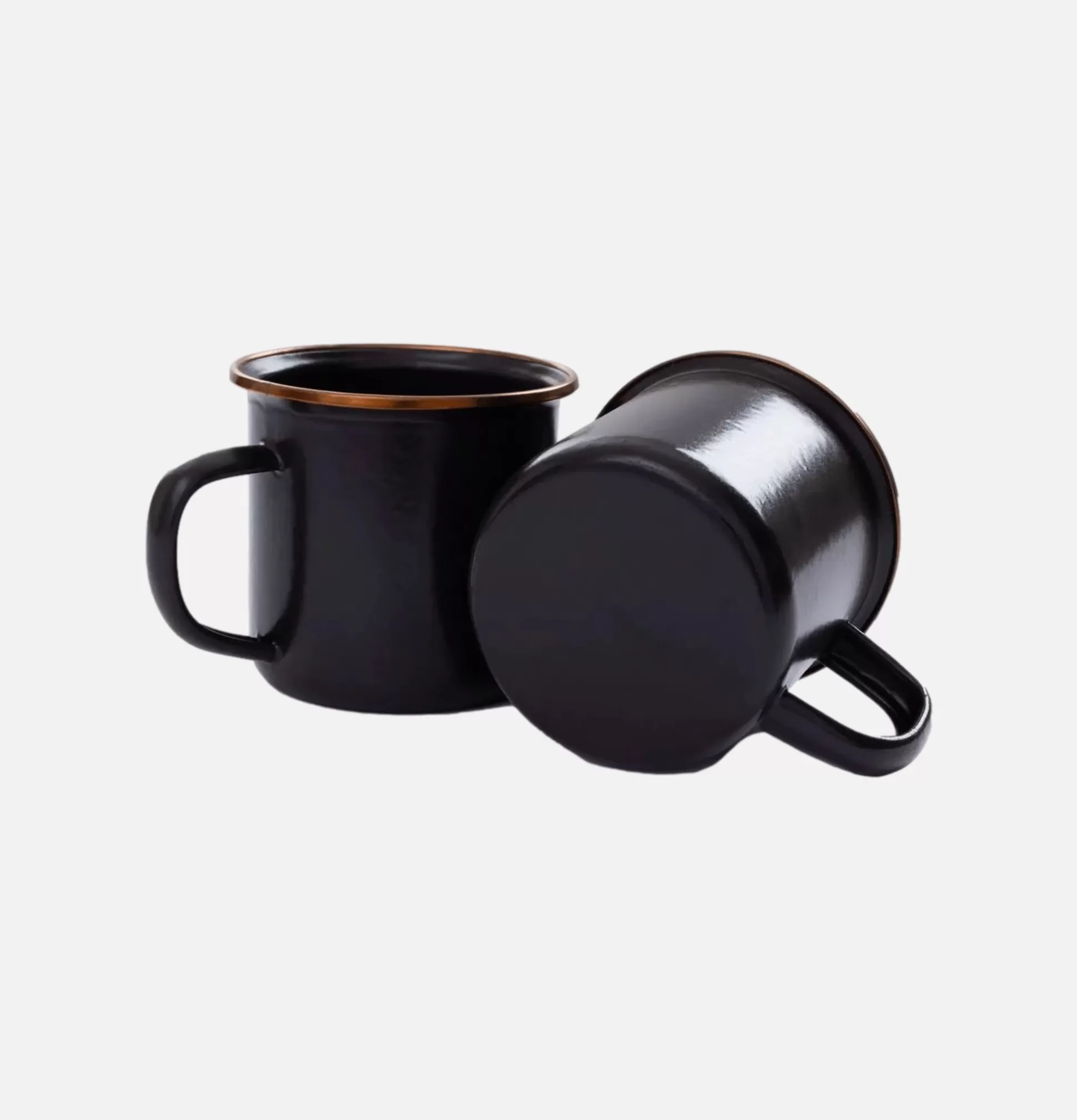 BAREBONES Outdoor<Enamel Cup Set X 2 Charcoal