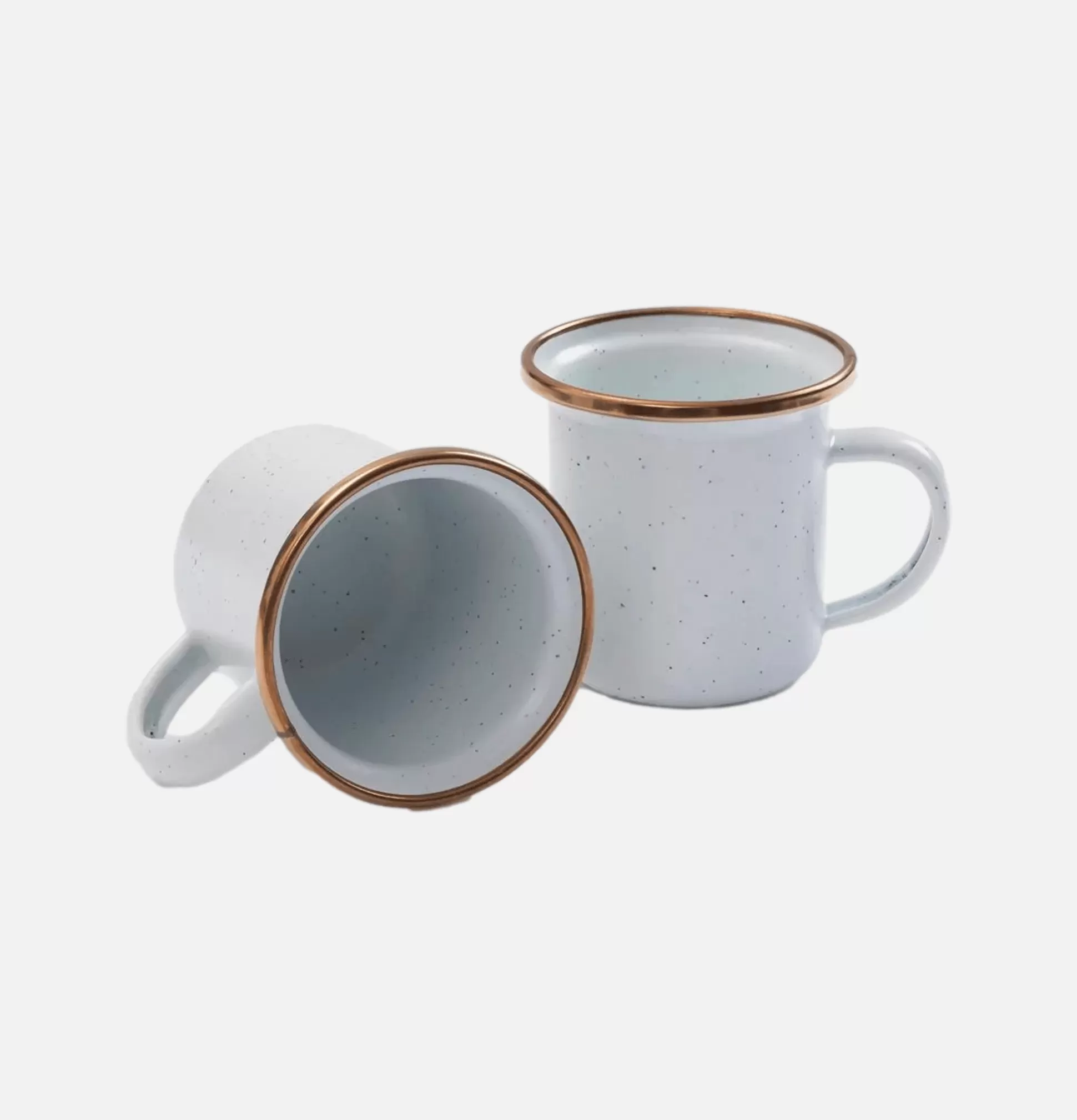 BAREBONES Outdoor<Enamel Cup Set X 2 Egg Shell