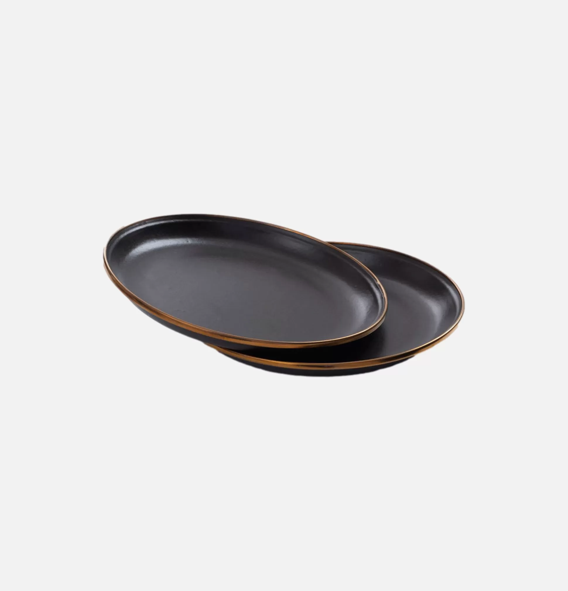 BAREBONES Outdoor<Enamel Deep Plate X 2 Slate Charcoal