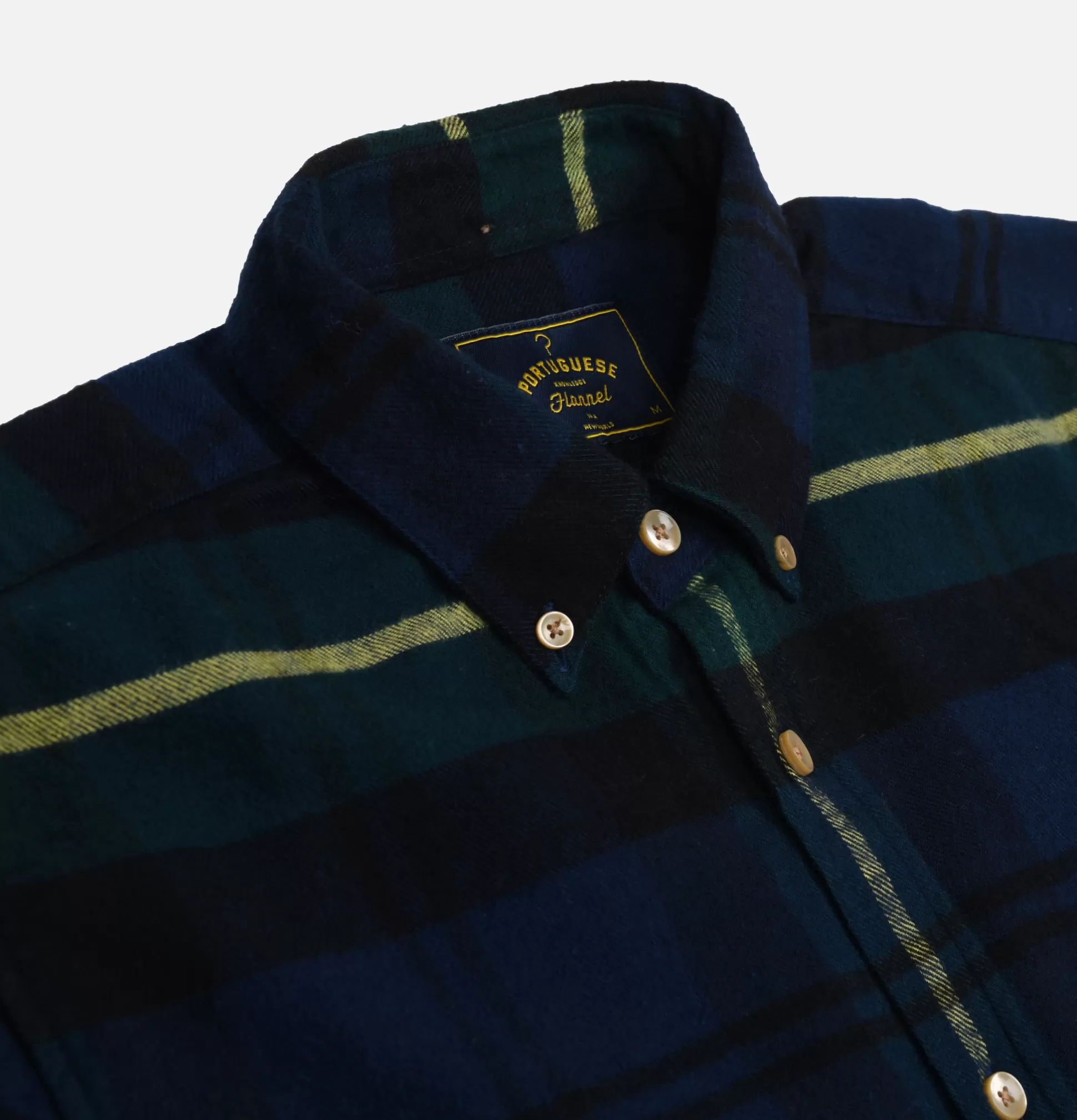 PORTUGUESE FLANNEL Shirts & Polos<Film Shirt Green