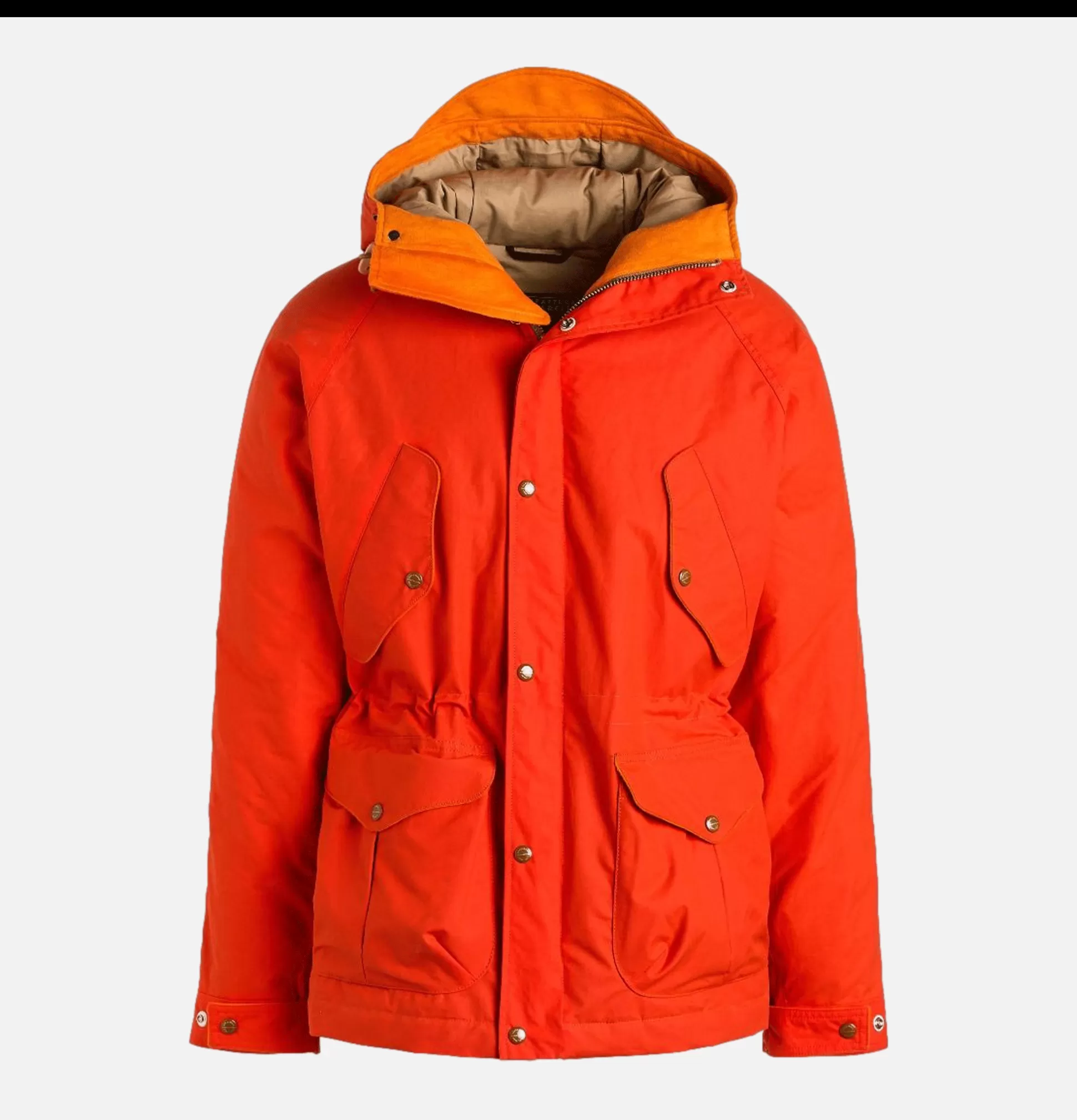 MANIFATTURA CECCARELLI Coats & Jackets<Fisherman Down Parka Orange