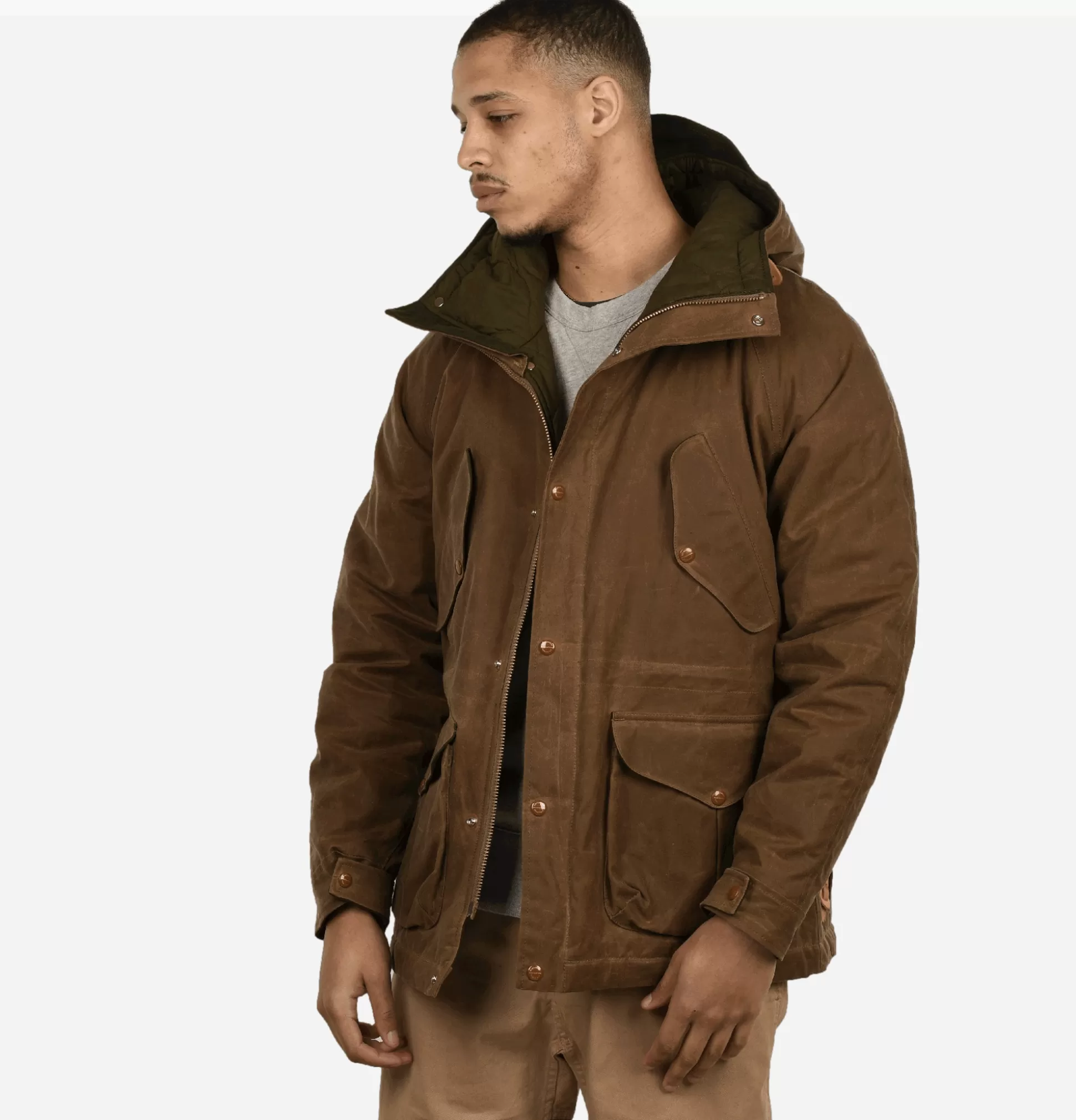 MANIFATTURA CECCARELLI Coats & Jackets<Fisherman Parka Dark Tan