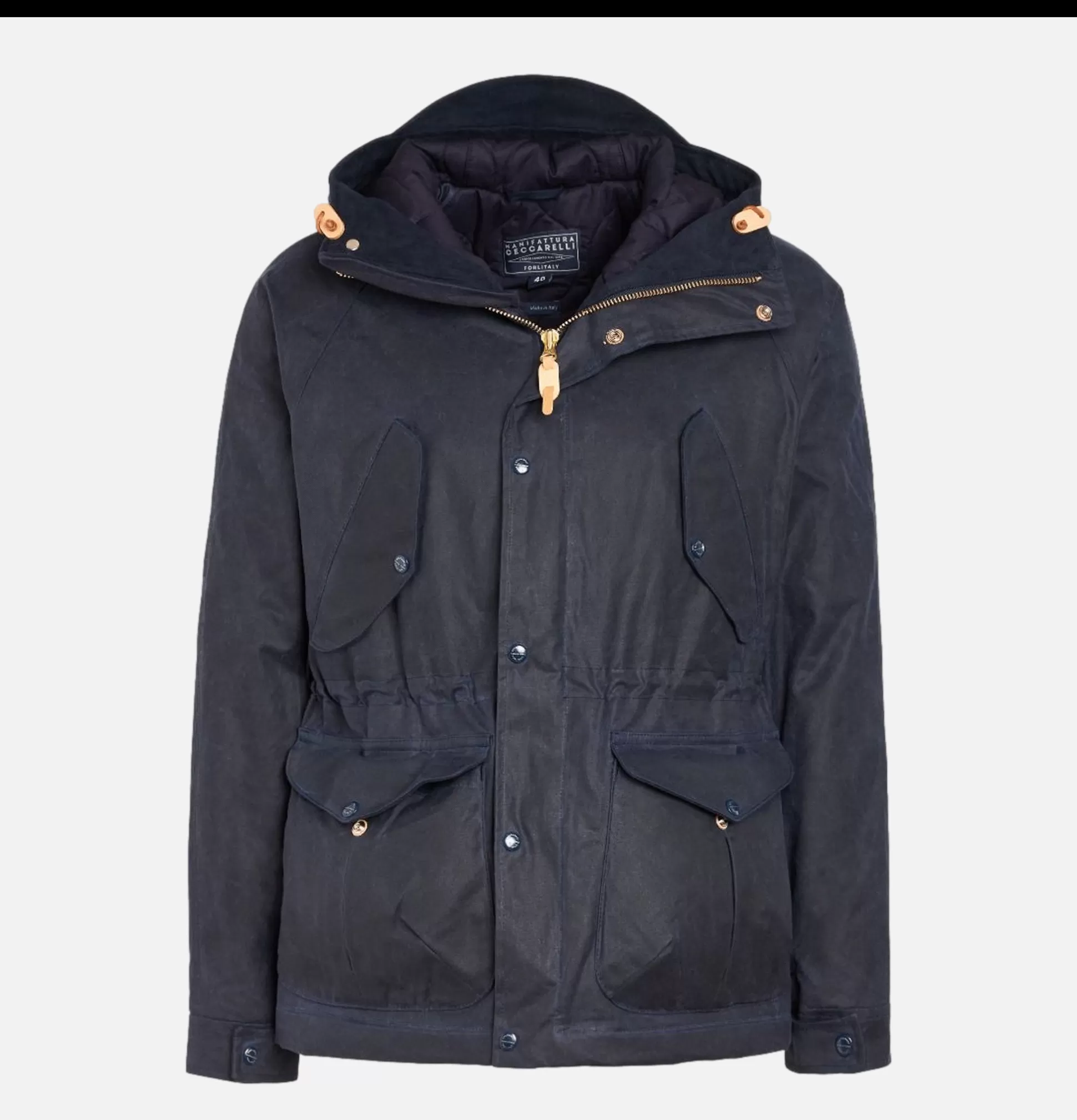 MANIFATTURA CECCARELLI Coats & Jackets<Fisherman Parka Navy