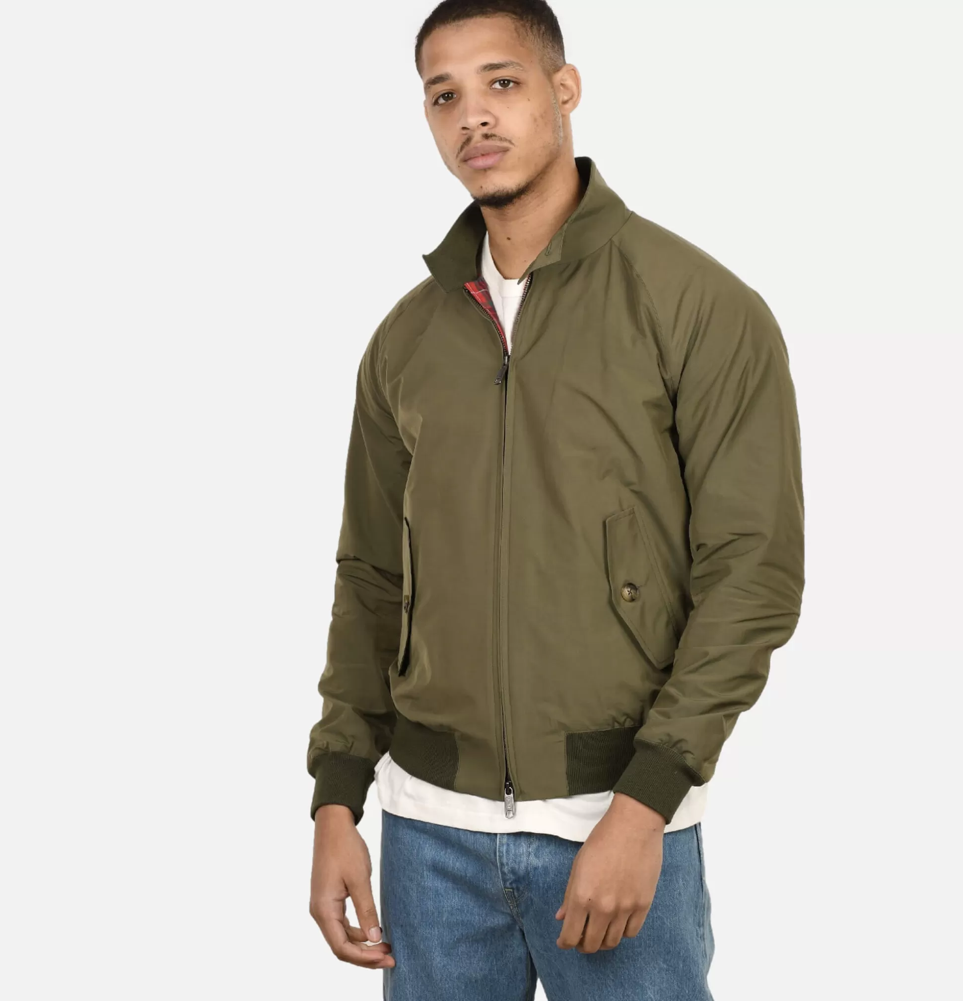 BARACUTA Coats & Jackets<G9 Harrington Jacket Beech