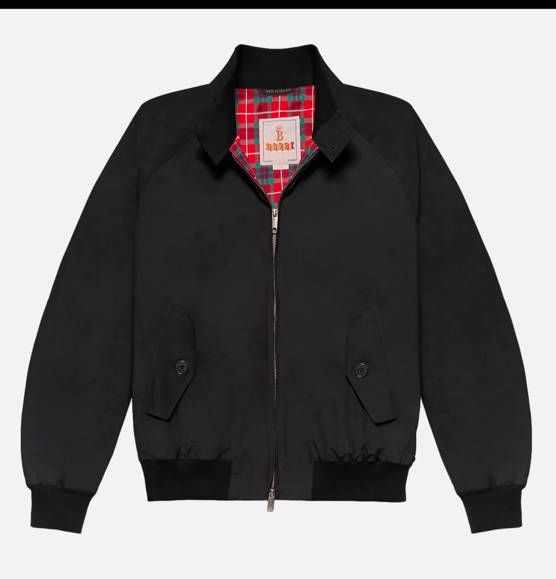 BARACUTA Coats & Jackets<G9 Harrington Jacket Black