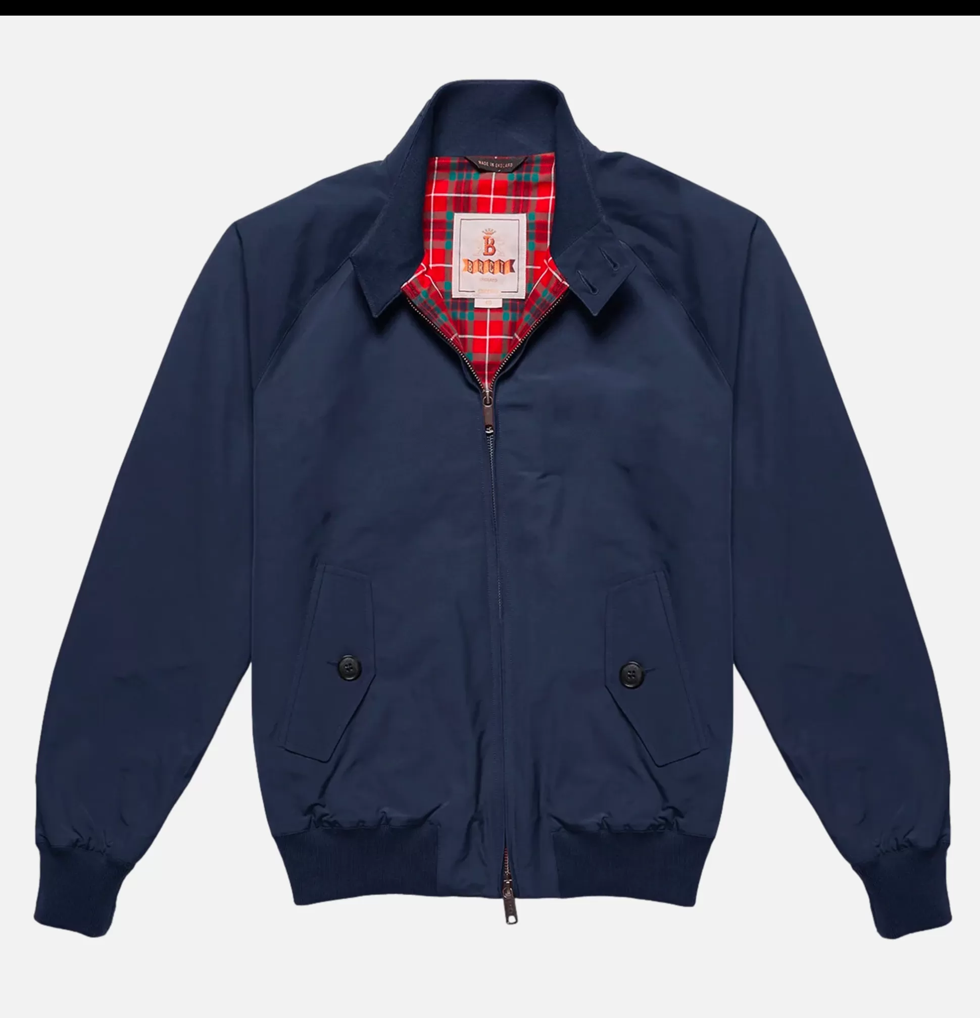 BARACUTA Coats & Jackets<G9 Harrington Jacket Navy