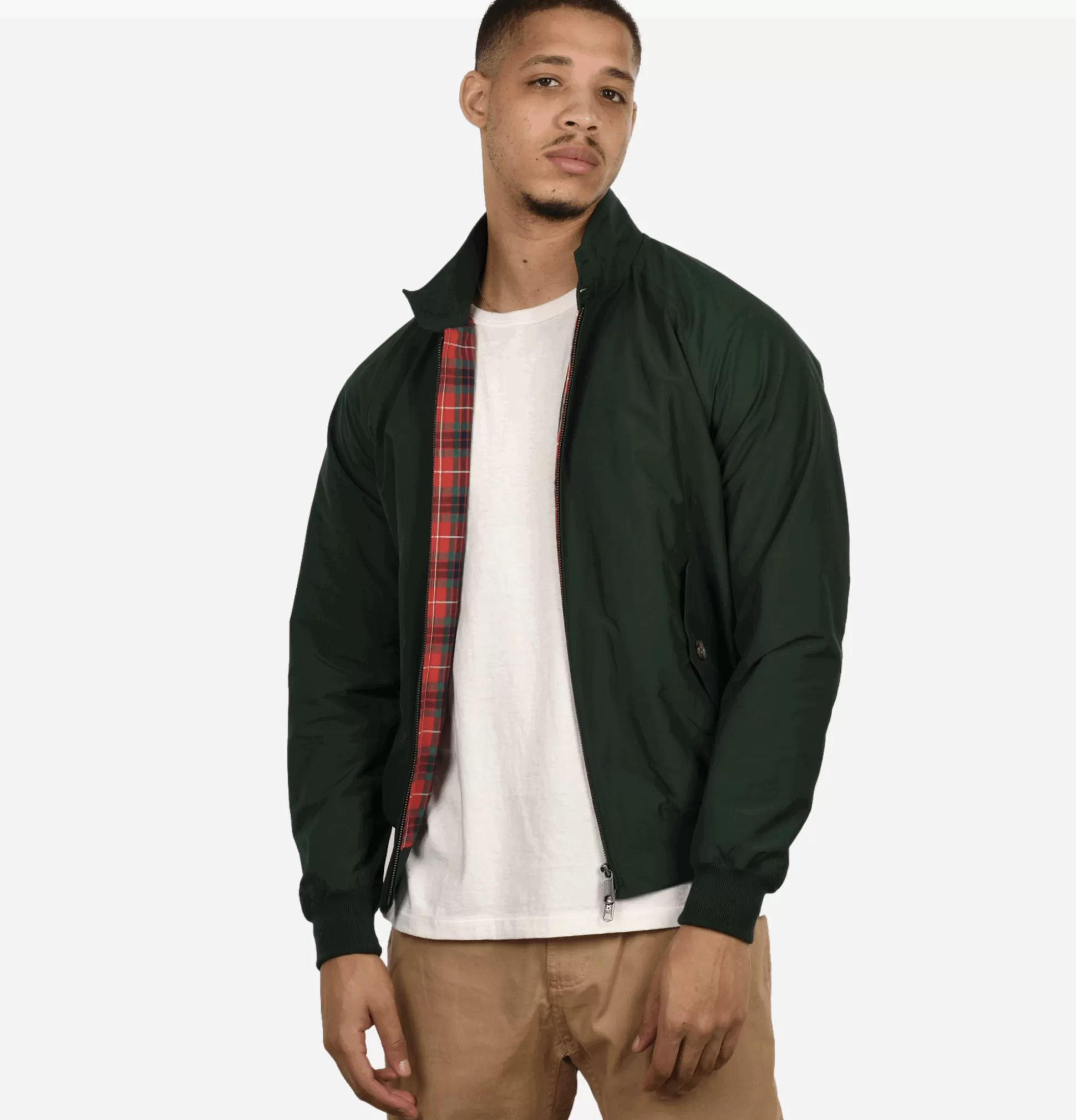 BARACUTA Coats & Jackets<G9 Harrington Jacket Racing Green