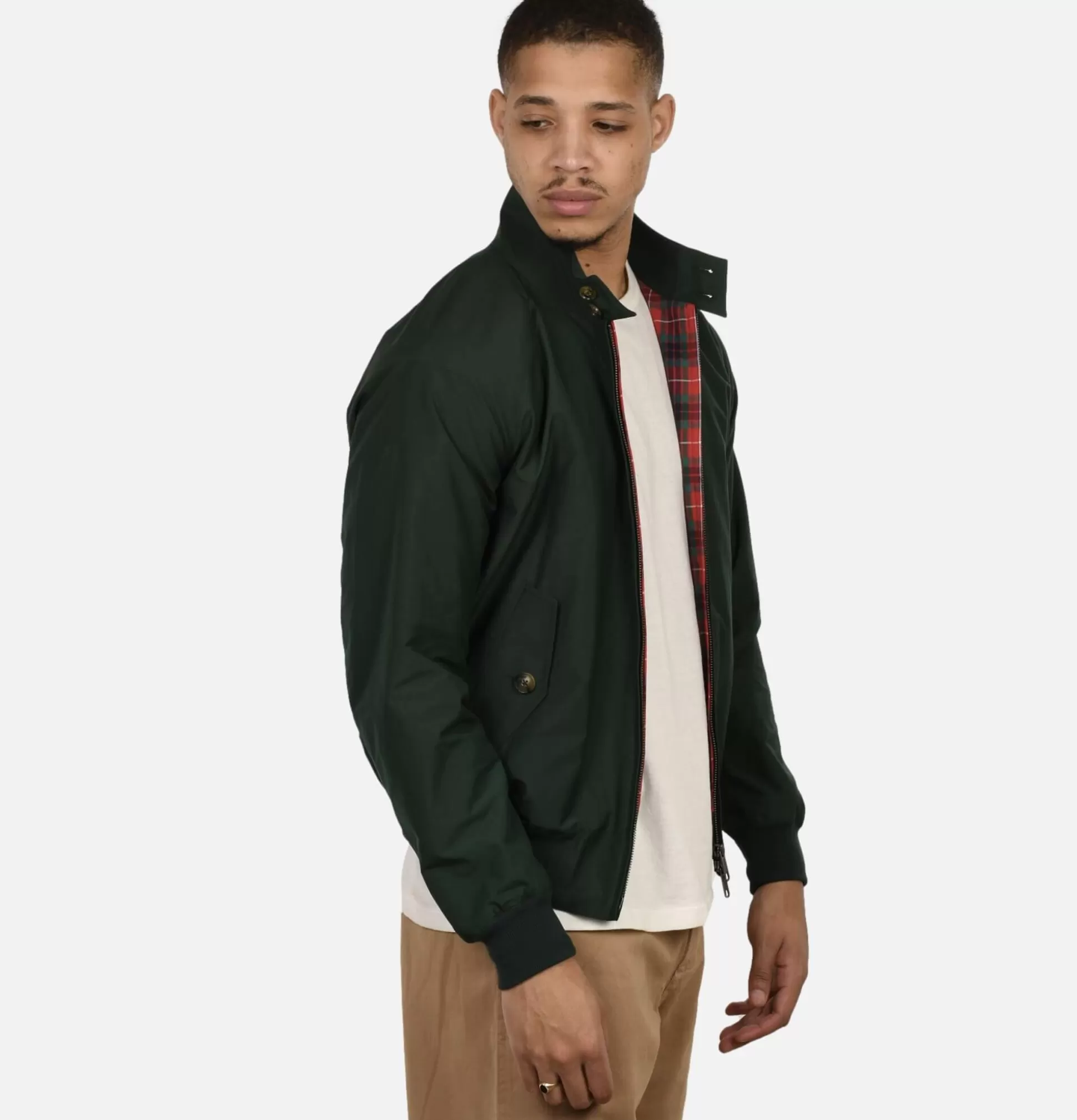 BARACUTA Coats & Jackets<G9 Harrington Jacket Racing Green