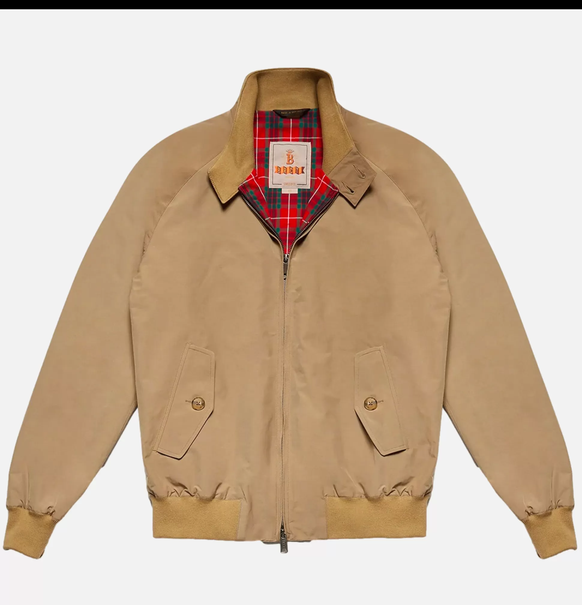 BARACUTA Coats & Jackets<G9 Harrington Jacket Tan