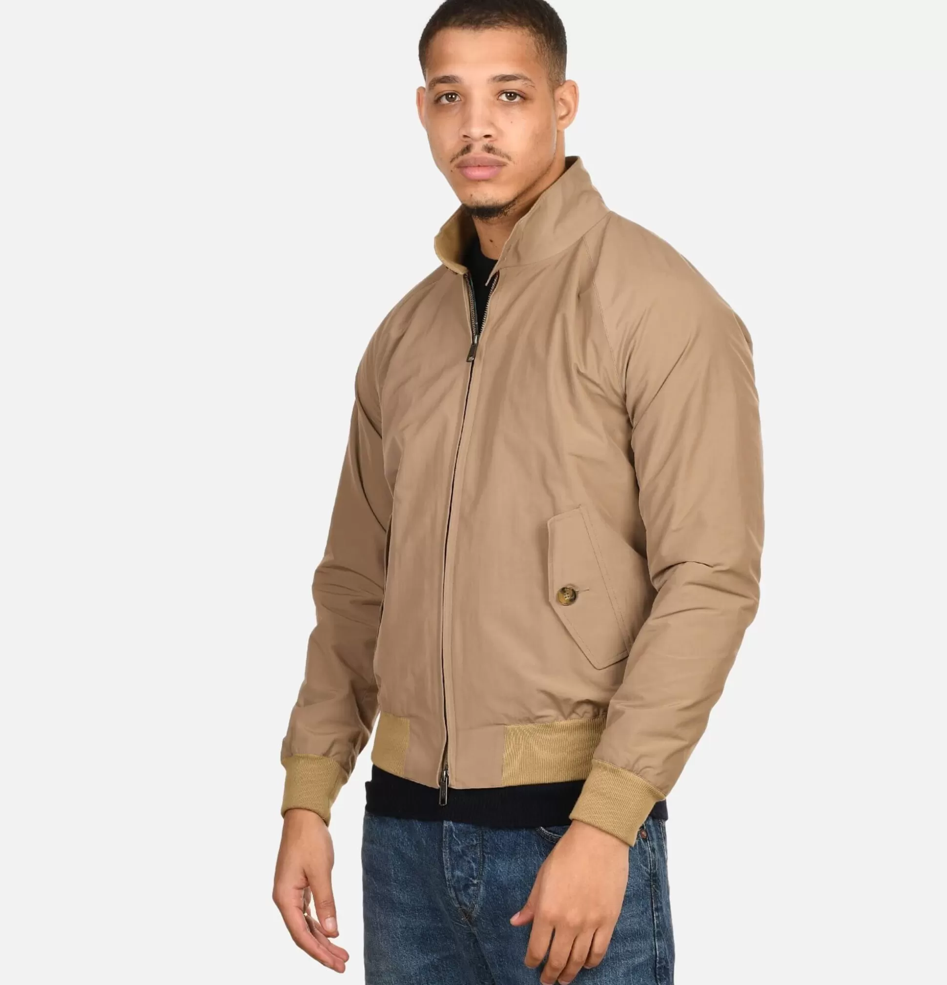 BARACUTA Coats & Jackets<G9 Harrington Jacket Tan