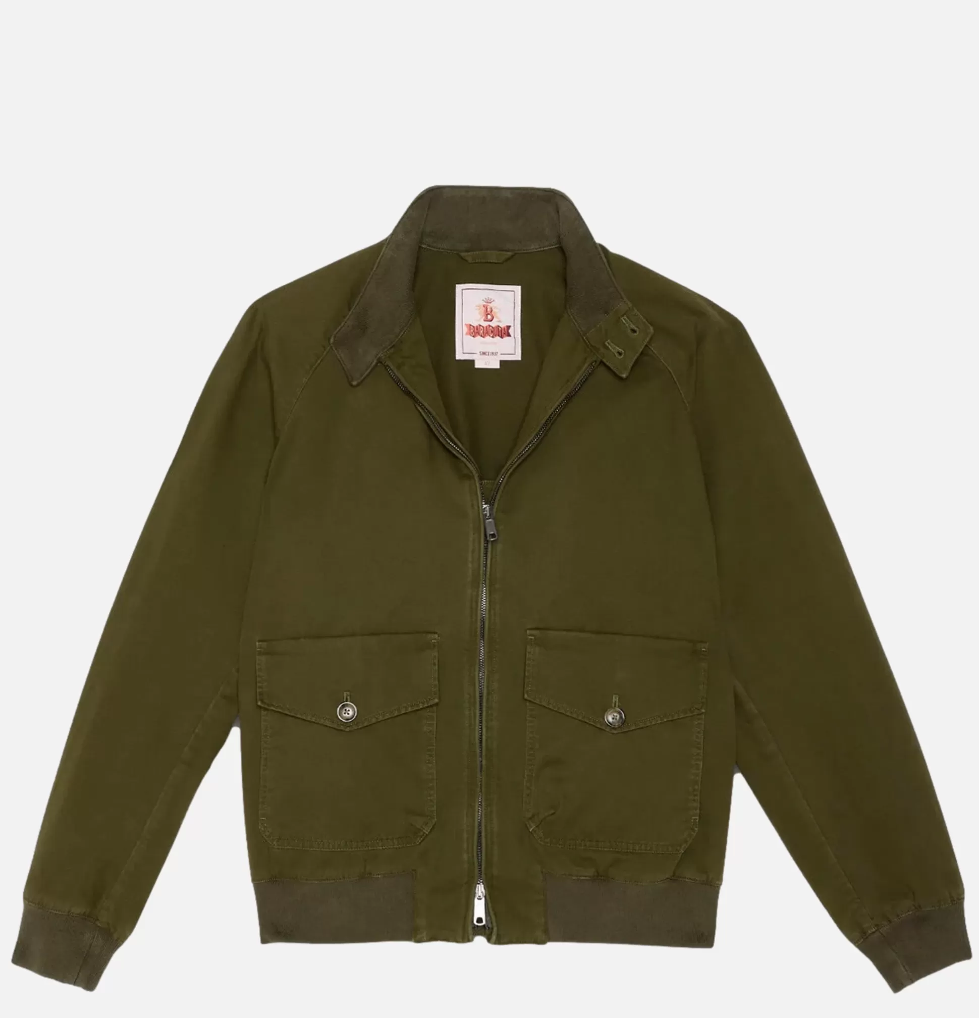 BARACUTA Coats & Jackets<G9 Jacket Gabardine Olive