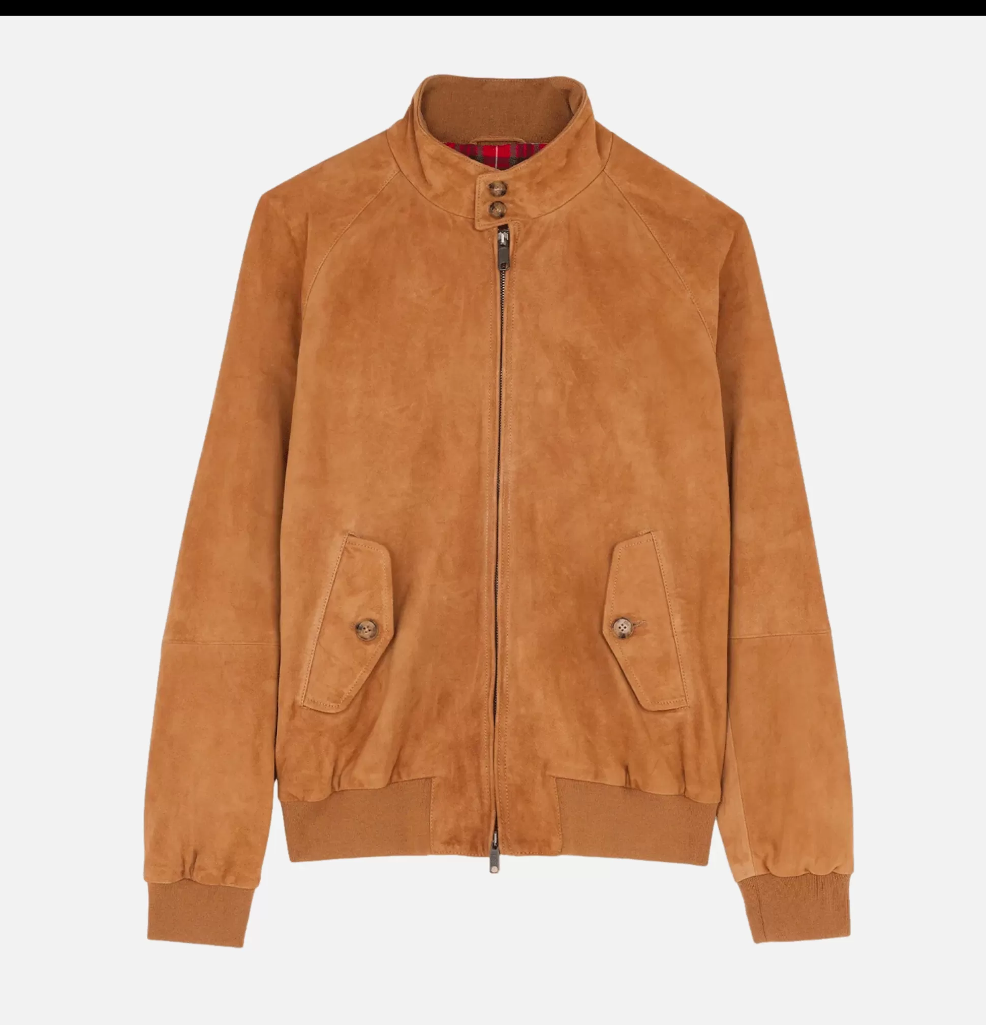 BARACUTA Coats & Jackets<G9 Jacket Suede Tobacco