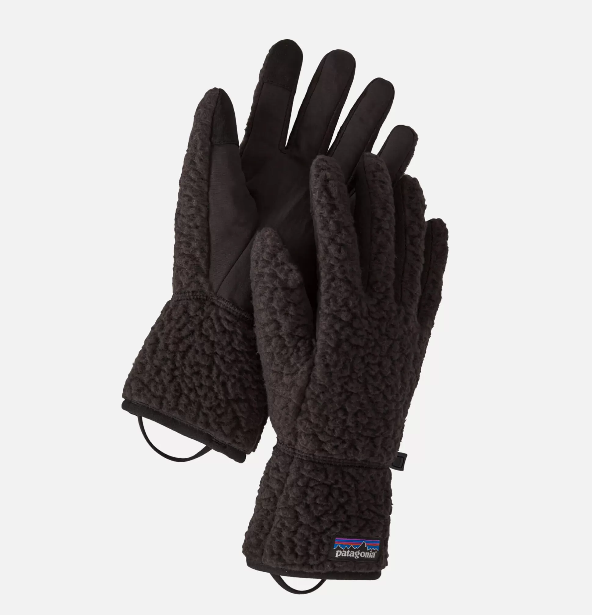 PATAGONIA ACCESSORIES Gloves • Beanies • Scarves<Gant Retro Pile Black