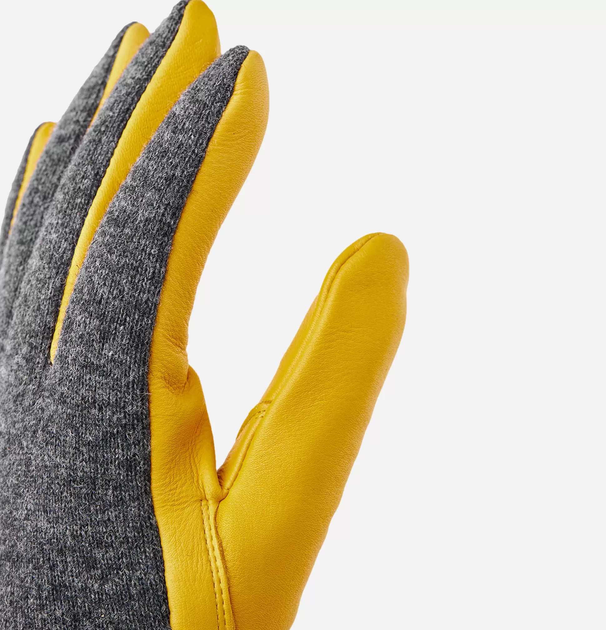 HESTRA Gloves • Beanies • Scarves<Gants Deerskin Wool Tricot Charcoal