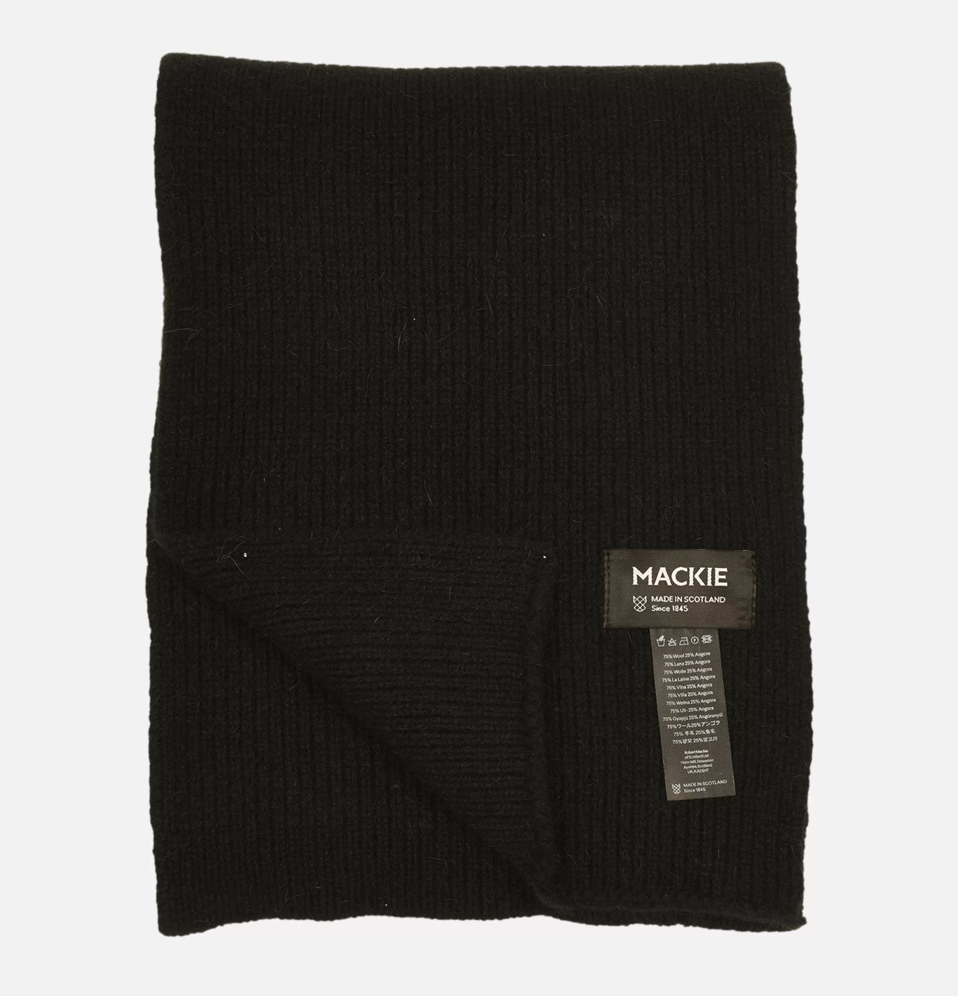 ROBERT MACKIE Gloves • Beanies • Scarves<Geelongora Scarf Black