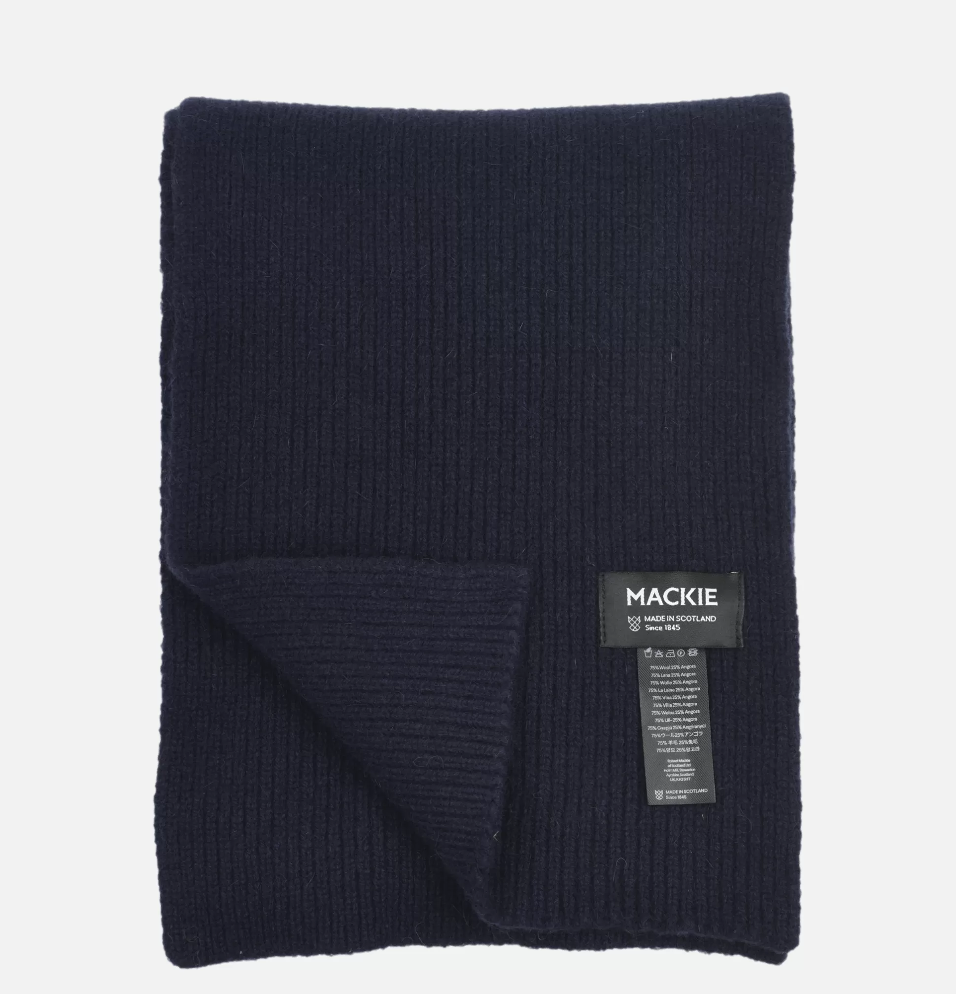 ROBERT MACKIE Gloves • Beanies • Scarves<Geelongora Scarf Navy