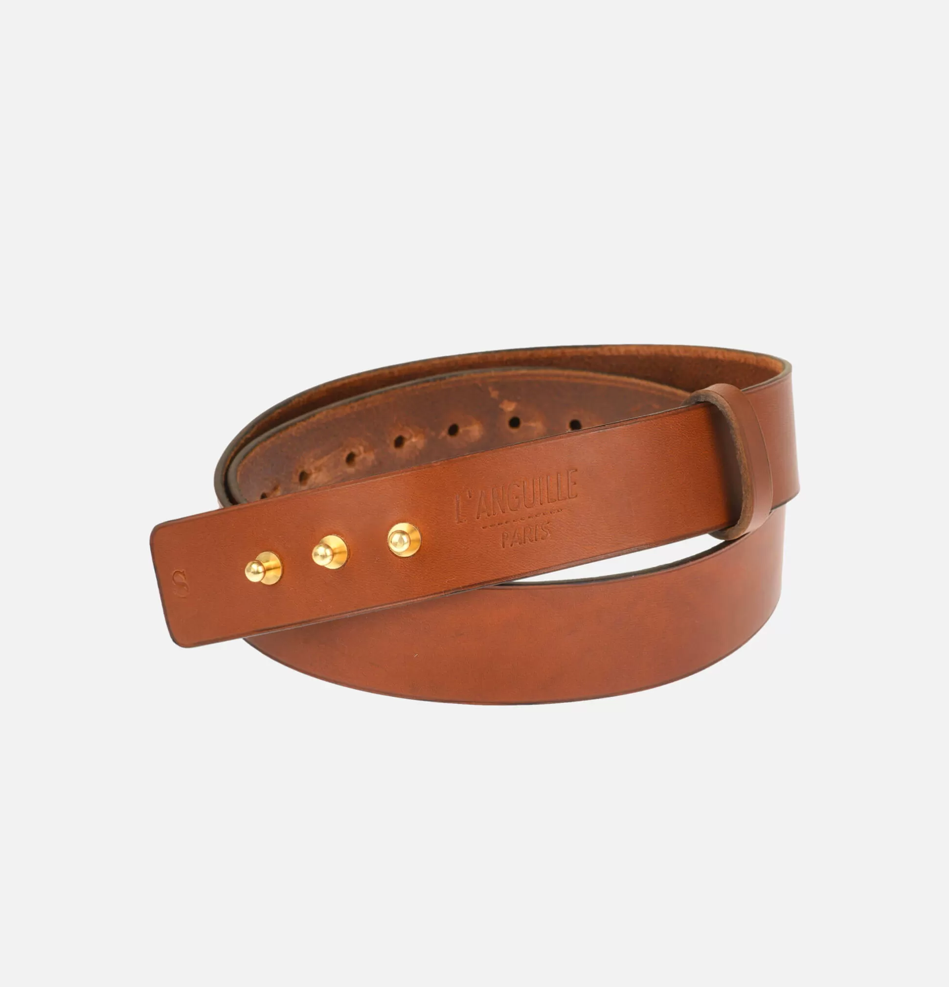 L'ANGUILLE Belts<Gropius Cappuccino Belt