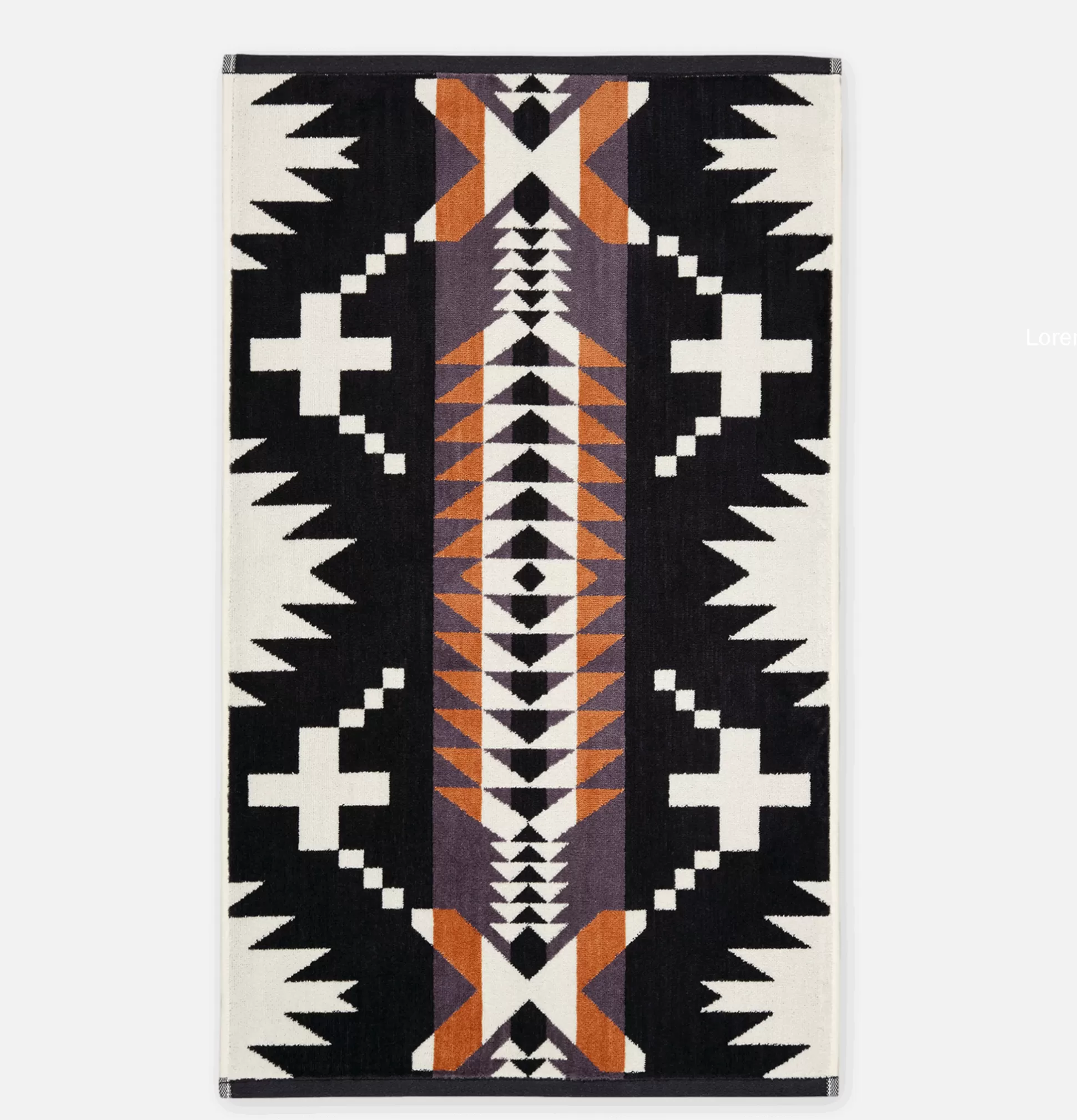 PENDLETON Maison<Hand Towel Spider Rock Black