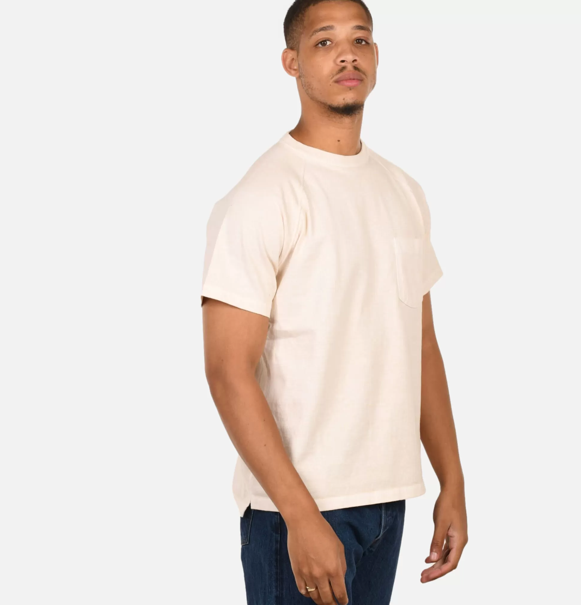 GOOD ON T-Shirts<Heavy Raglan Pocket Tee Natural