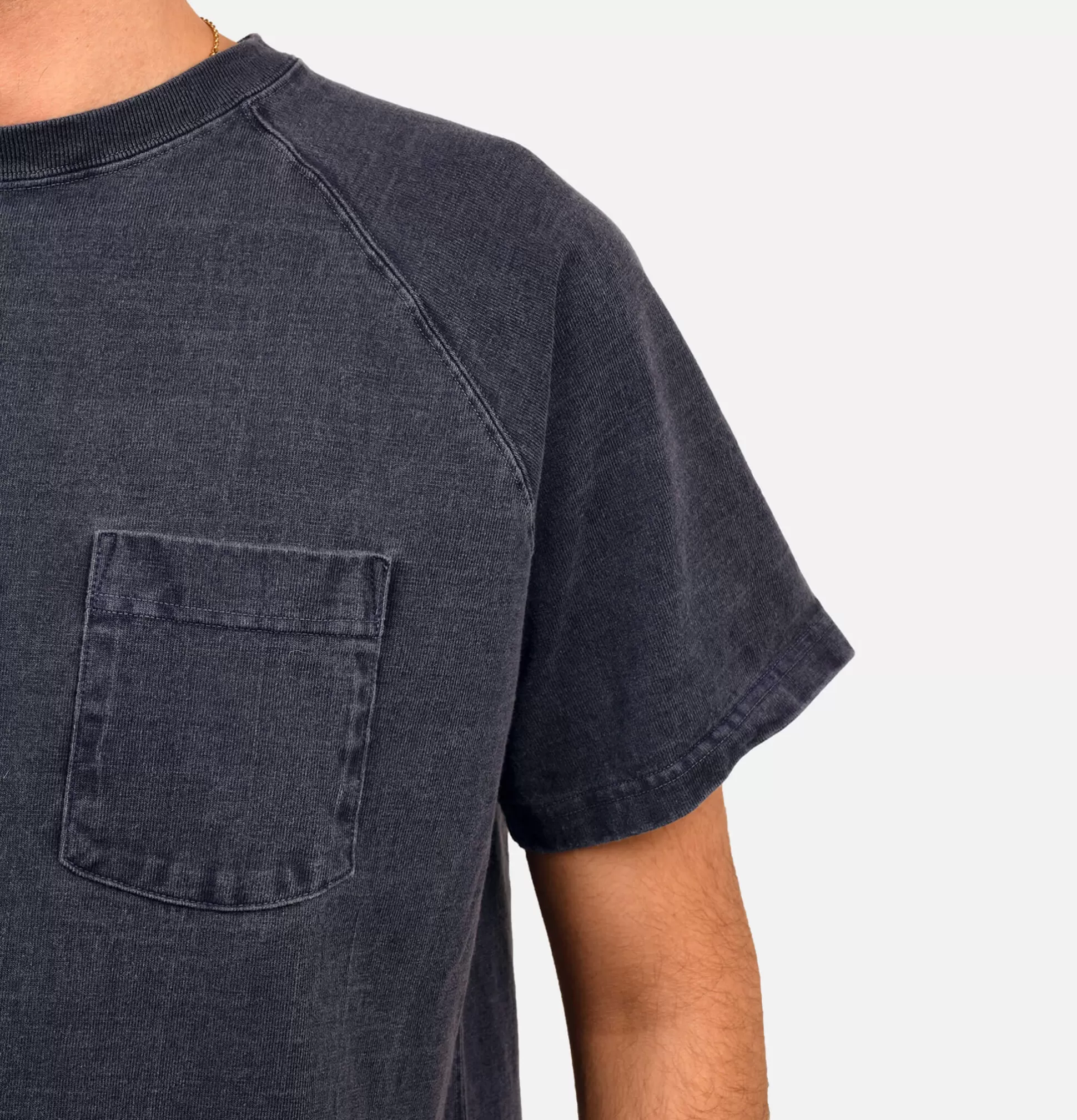 GOOD ON T-Shirts<Heavy Raglan Pocket Tee Navy