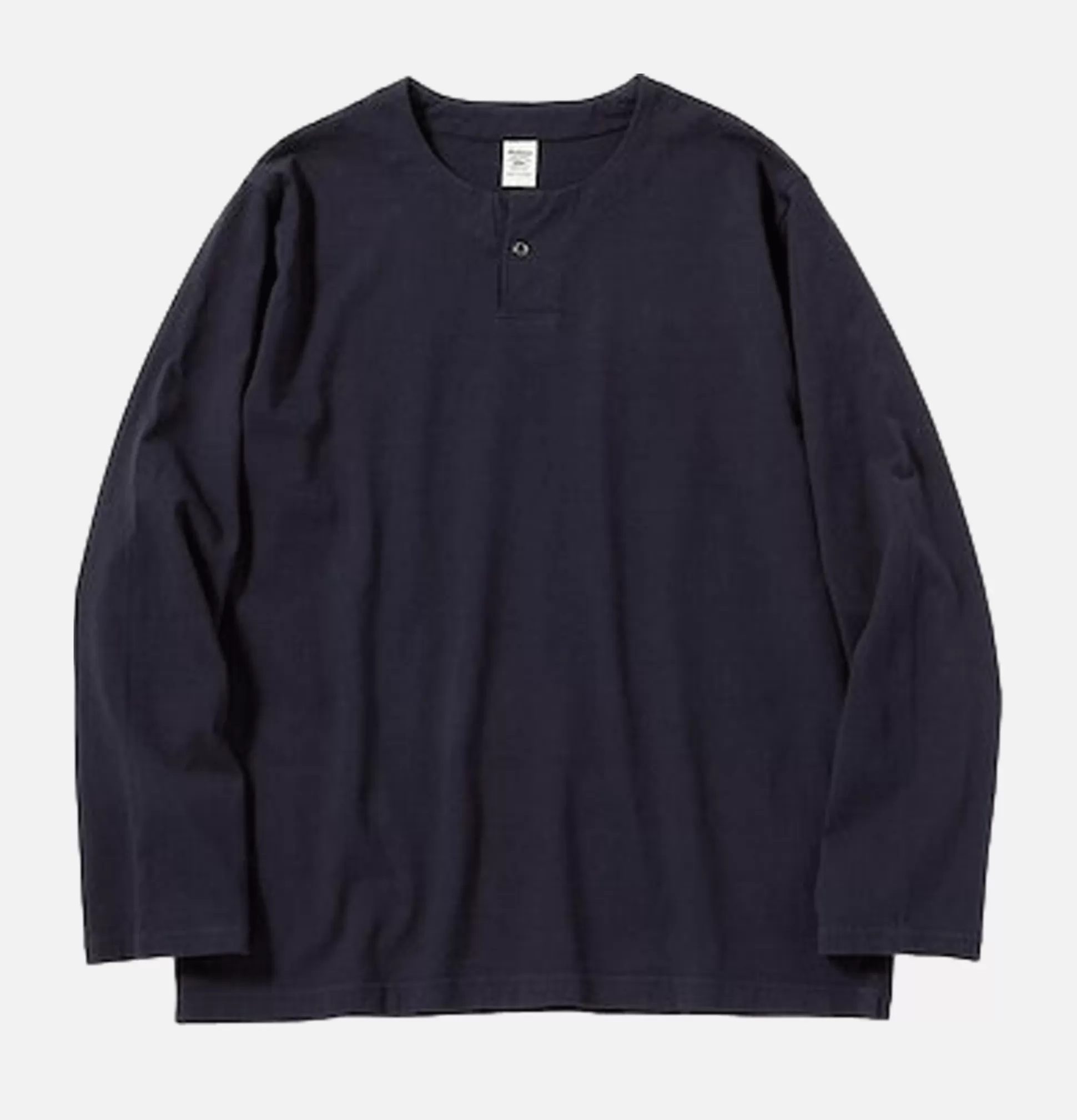 JACKMAN T-Shirts<Henley Long Sleeve Tee Navy