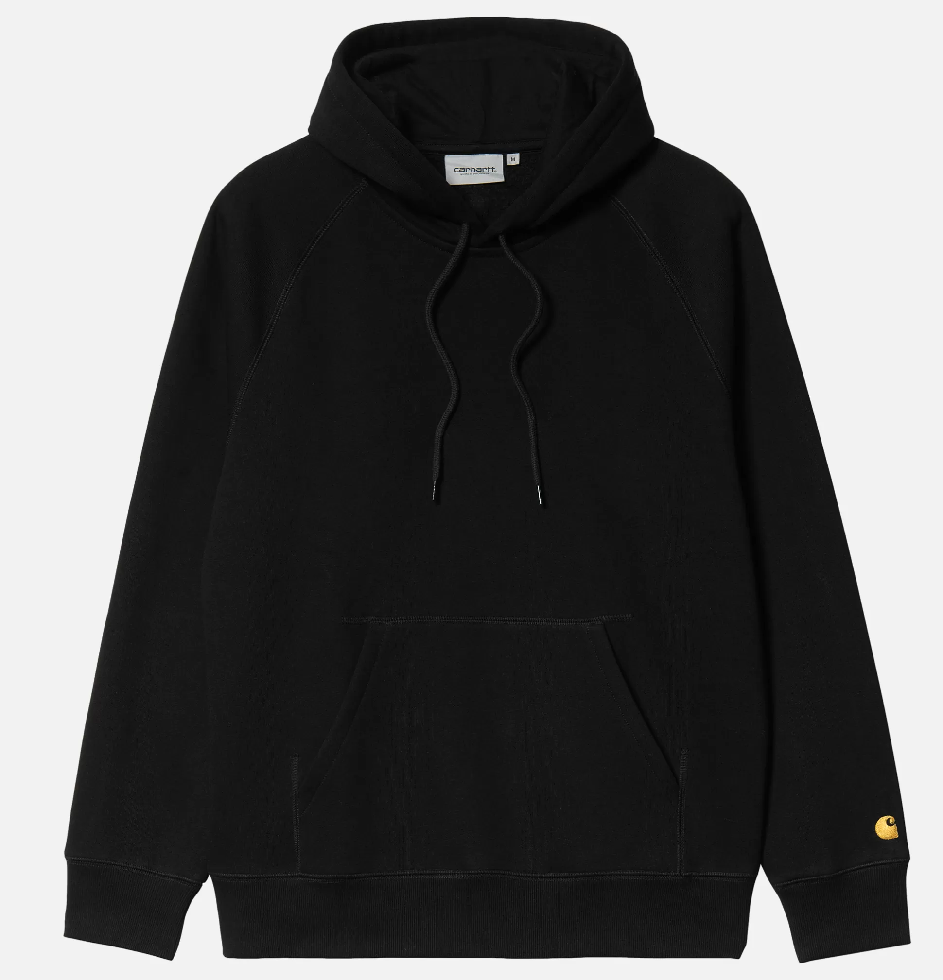 CARHARTT WIP Sweatshirts & Fleeces<Hooded Chase Sweat Black