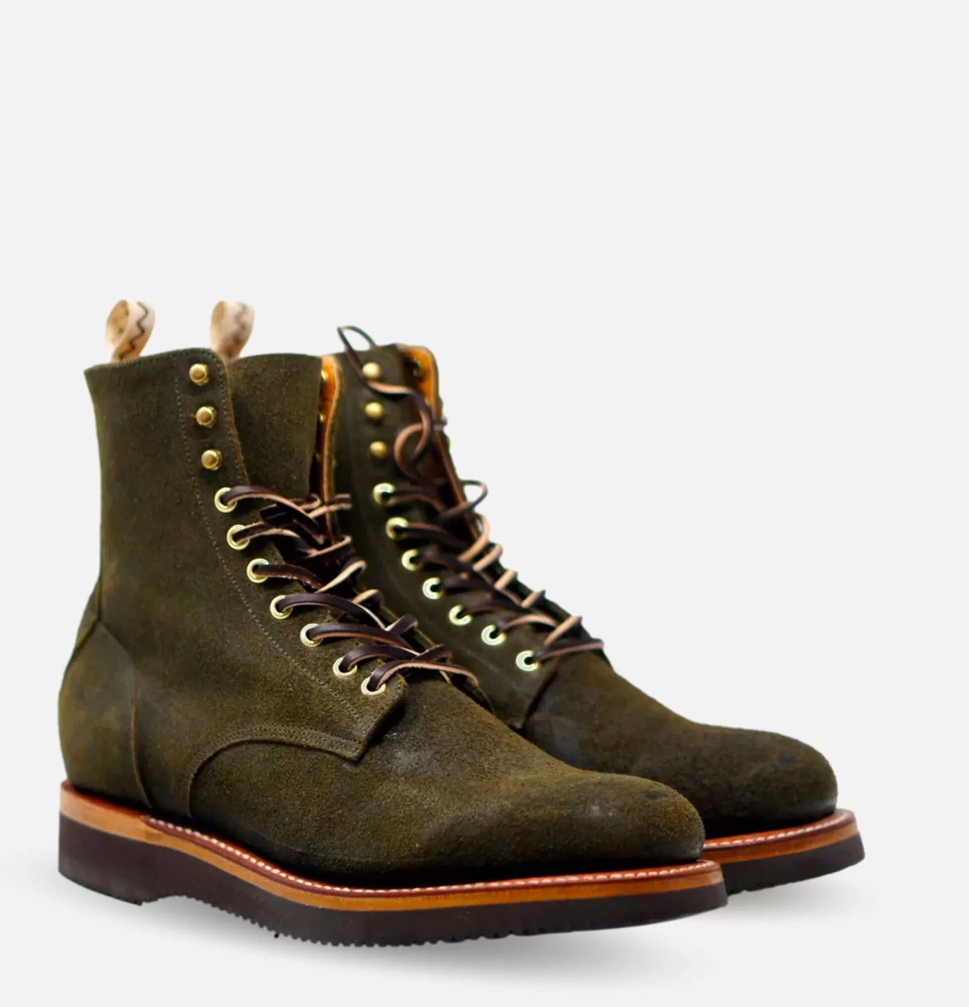 UNMARKED Boots<Hunter Derby Boots Olive Suede