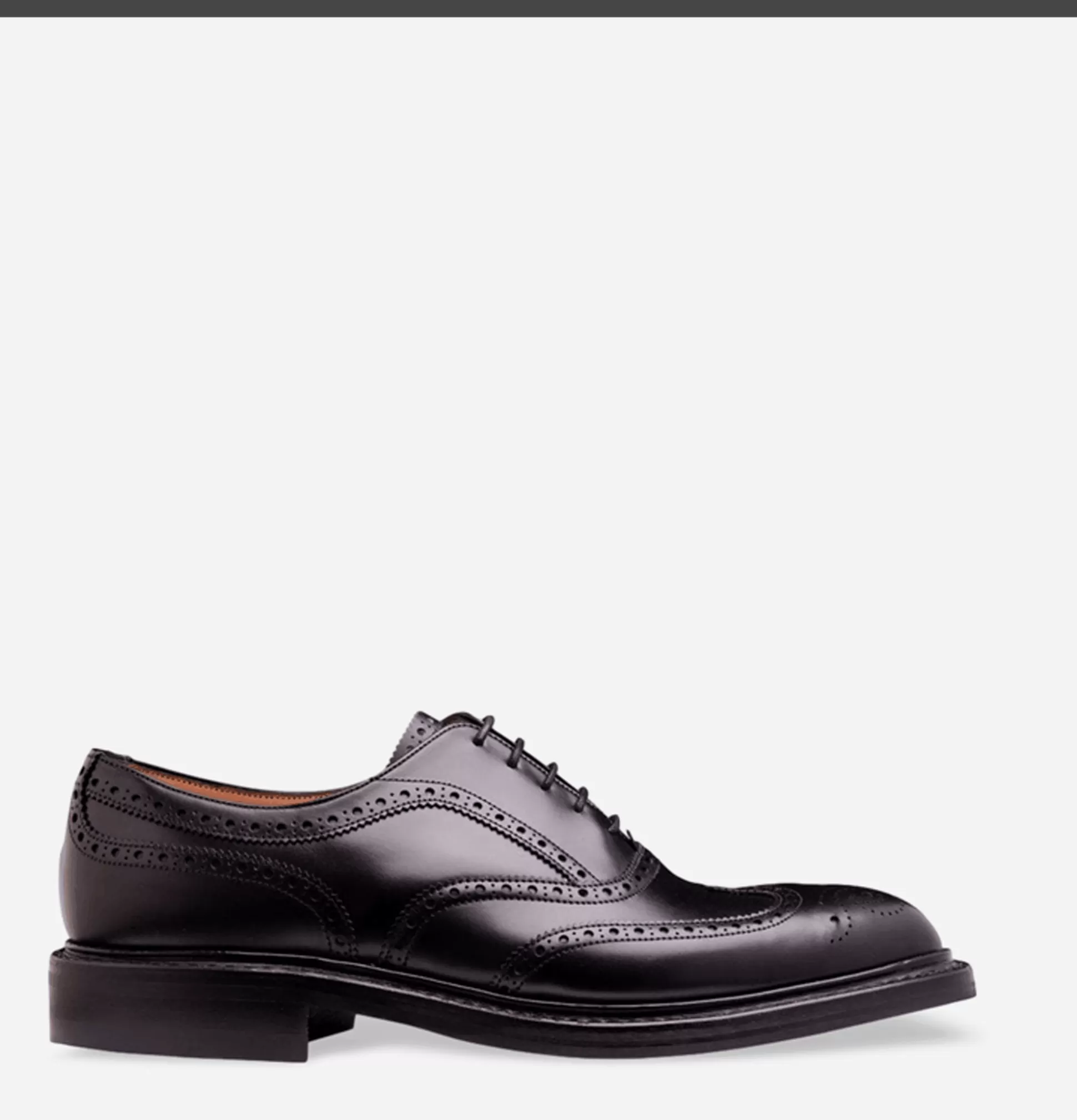 JOSEPH CHEANEY Shoes<Hythe Ii Wingcap Oxford Brogue Black