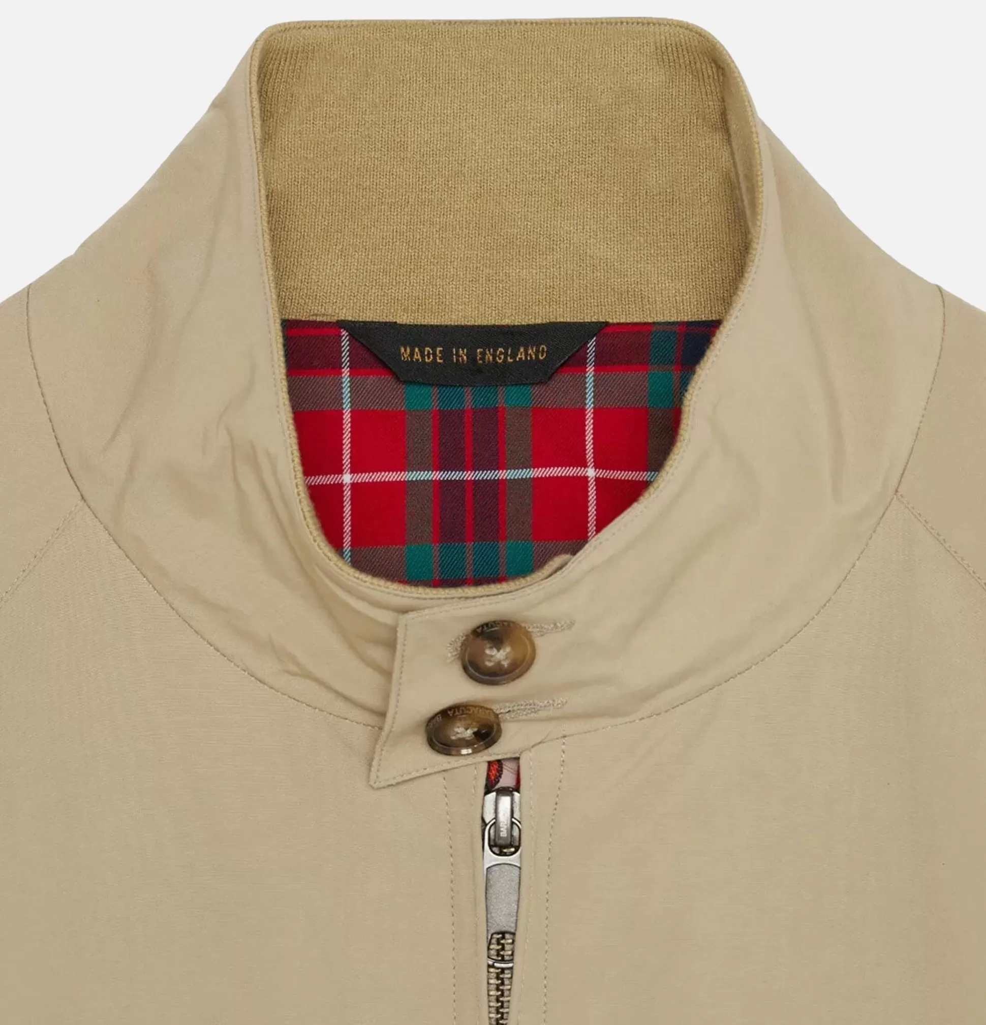 BARACUTA Coats & Jackets<Jacket Harrington G9 Natural