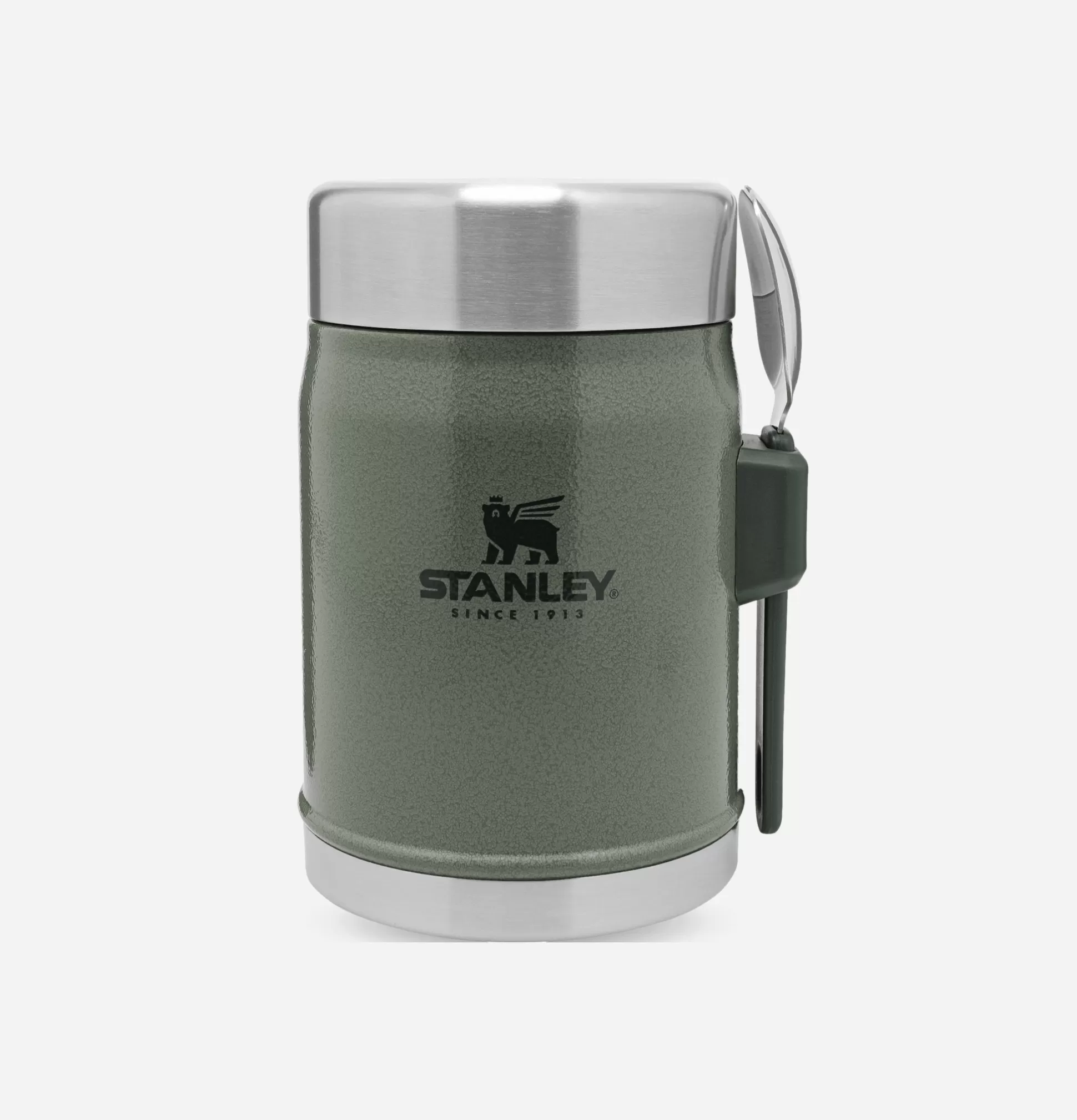 STANLEY 1913 Outdoor<Legendary Food Jar + Spork Hammertone Green