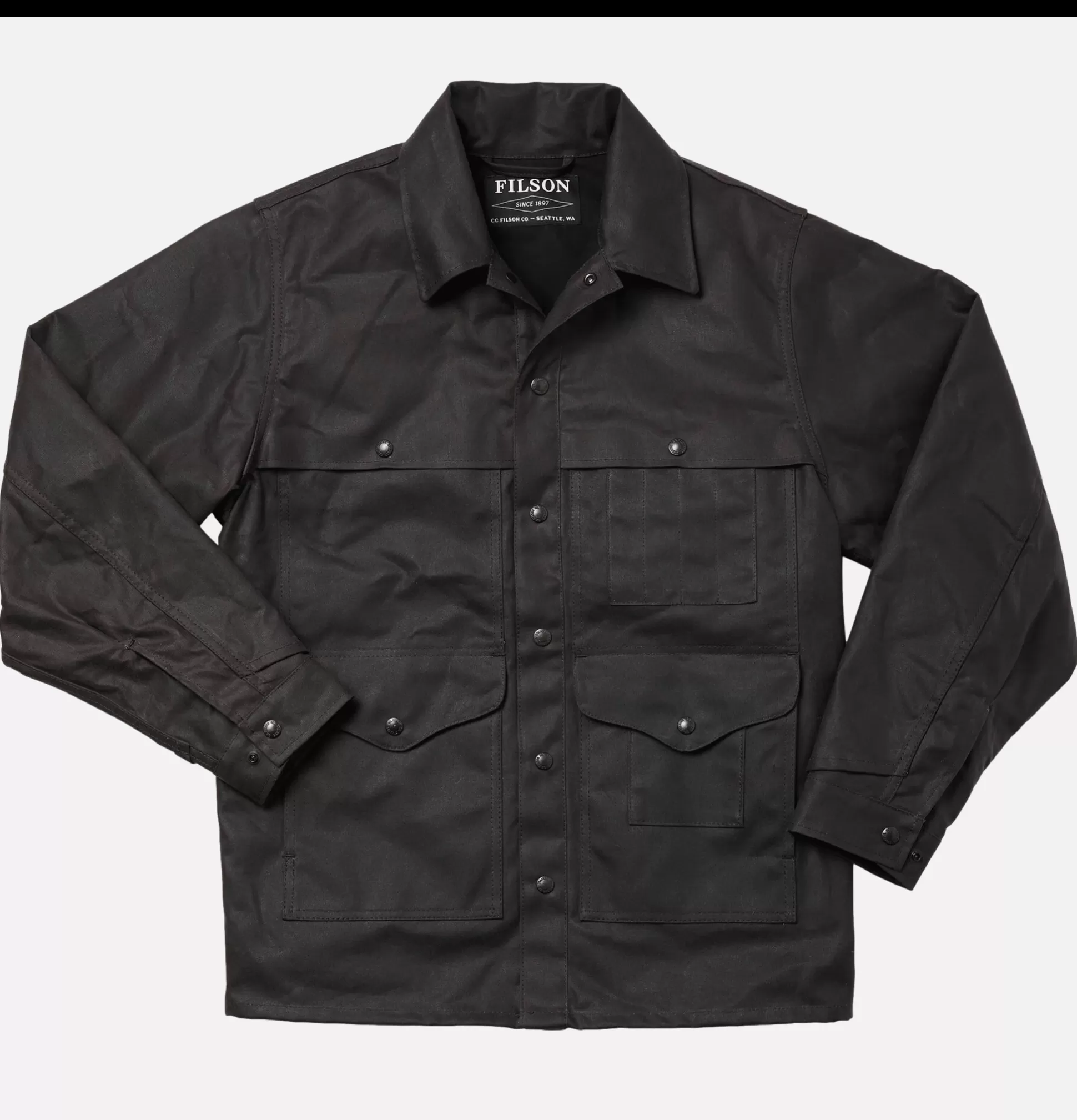 FILSON Coats & Jackets<Lined Tin Cloth Cruiser Cinder