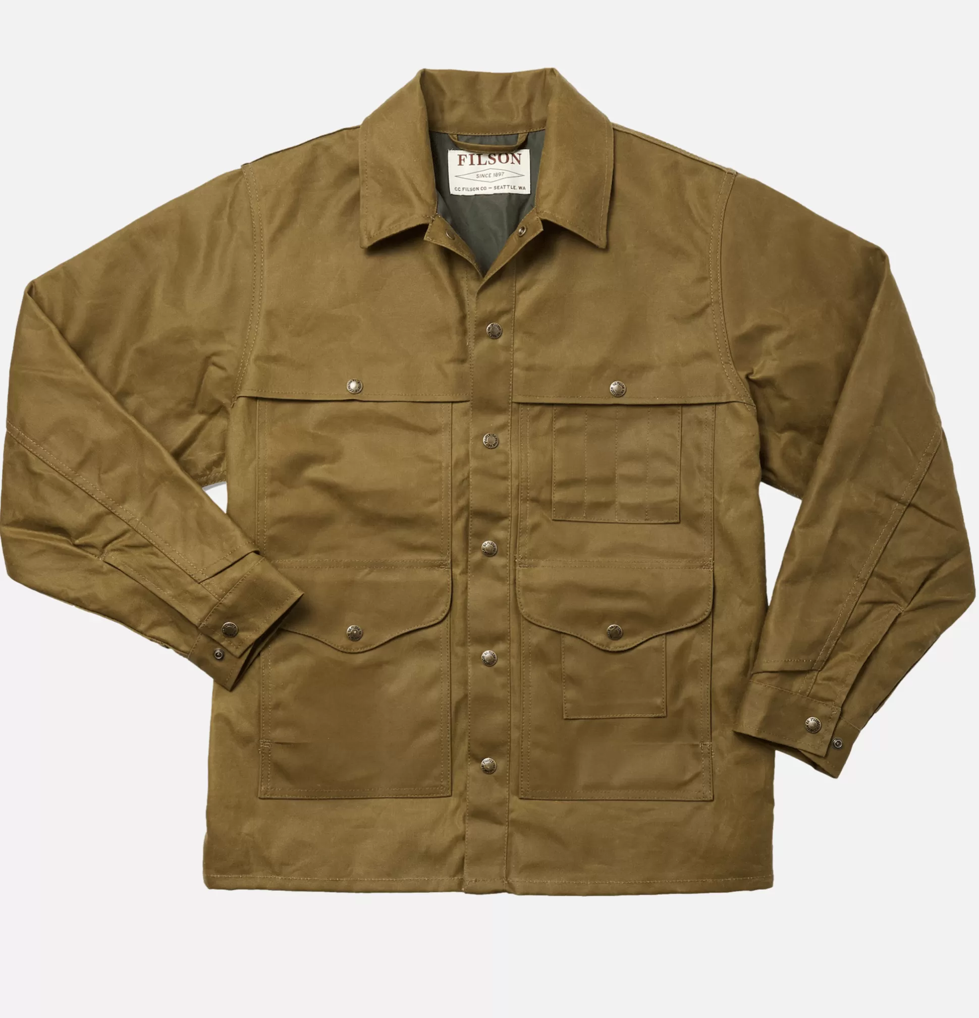 FILSON Coats & Jackets<Lined Tin Cruiser Dark Tan