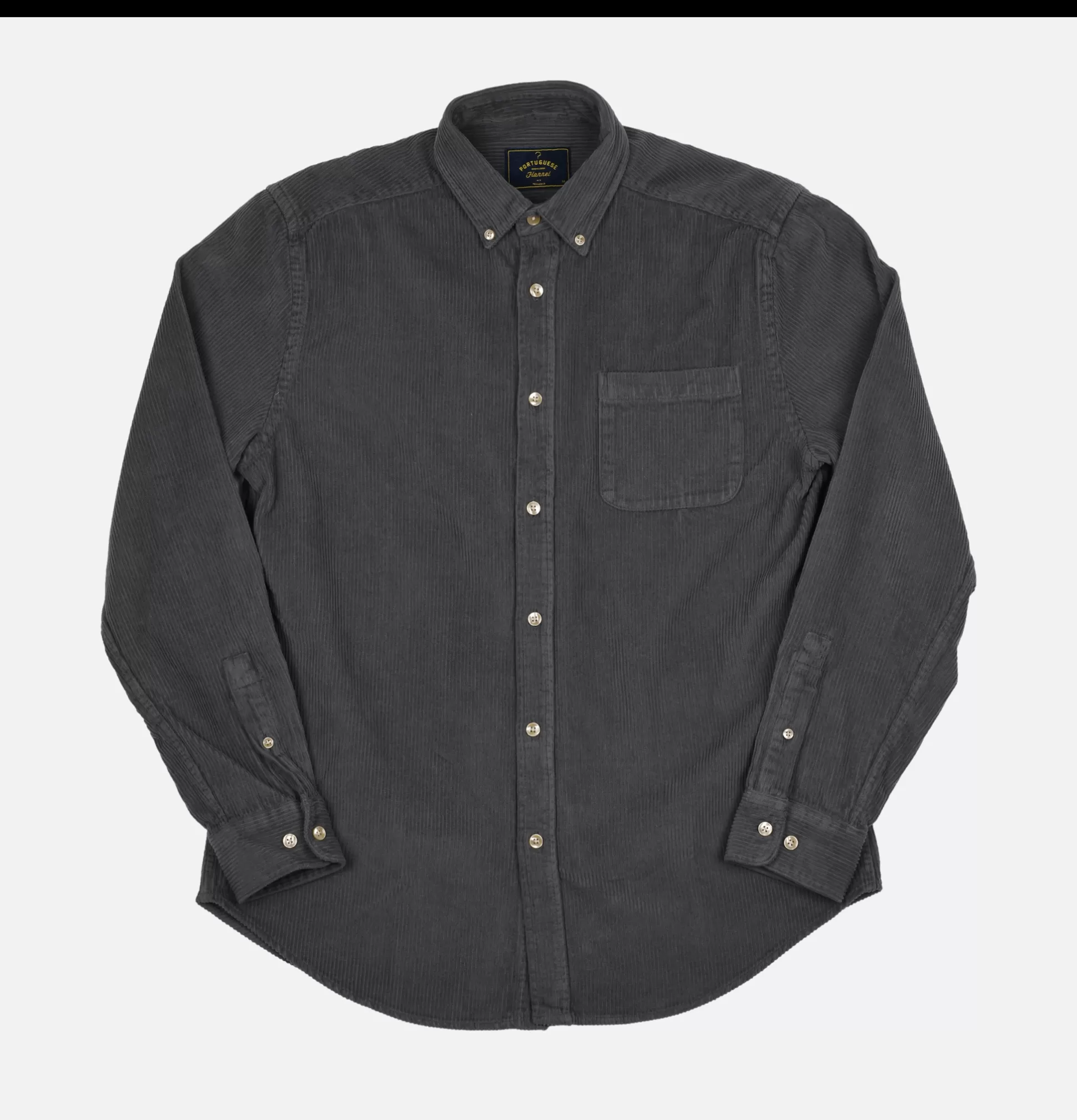 PORTUGUESE FLANNEL Shirts & Polos<Lobo Shirt Anthracite