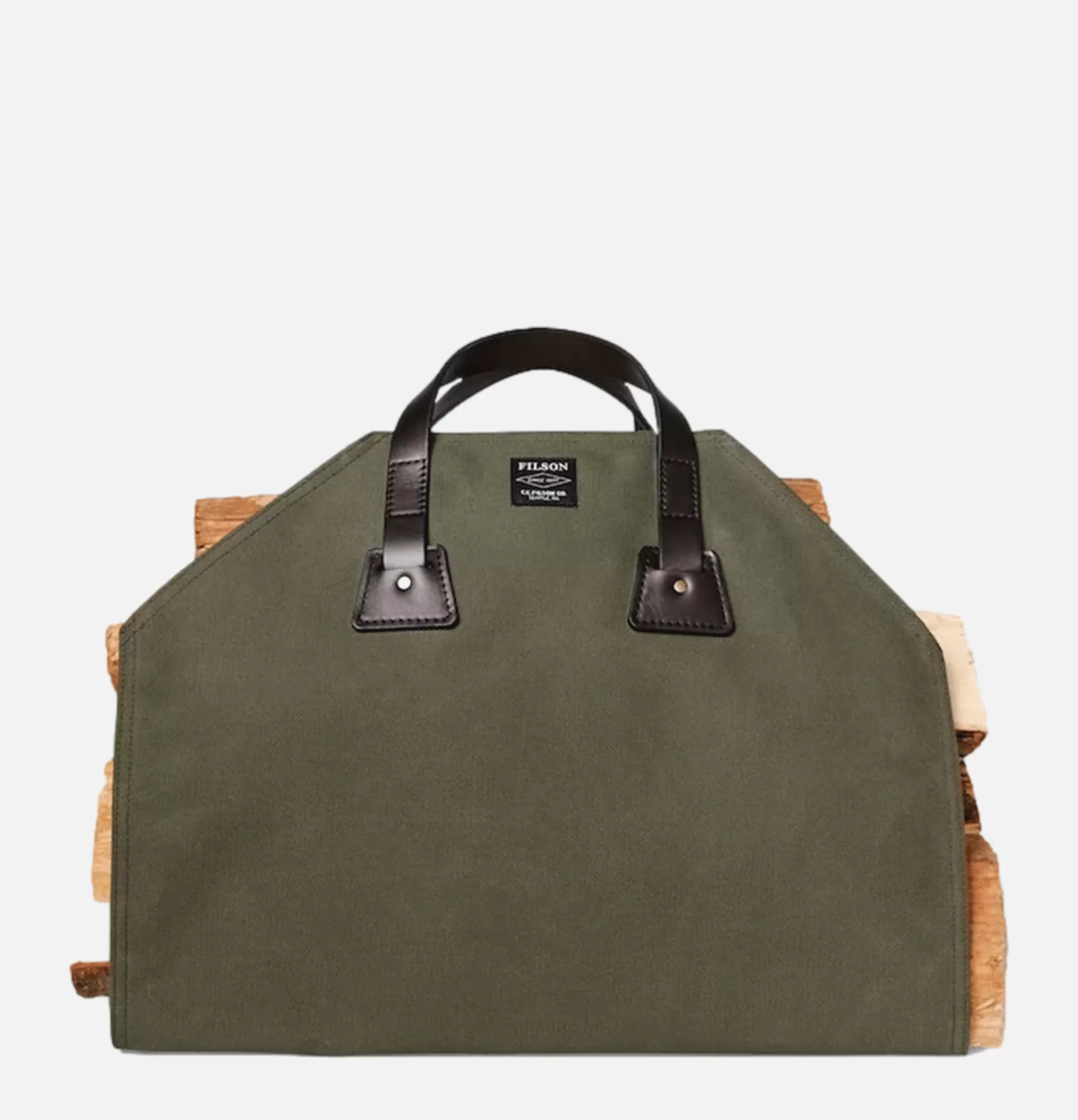 FILSON Other Bags<Log Carrier Rugged Twill Otter Green