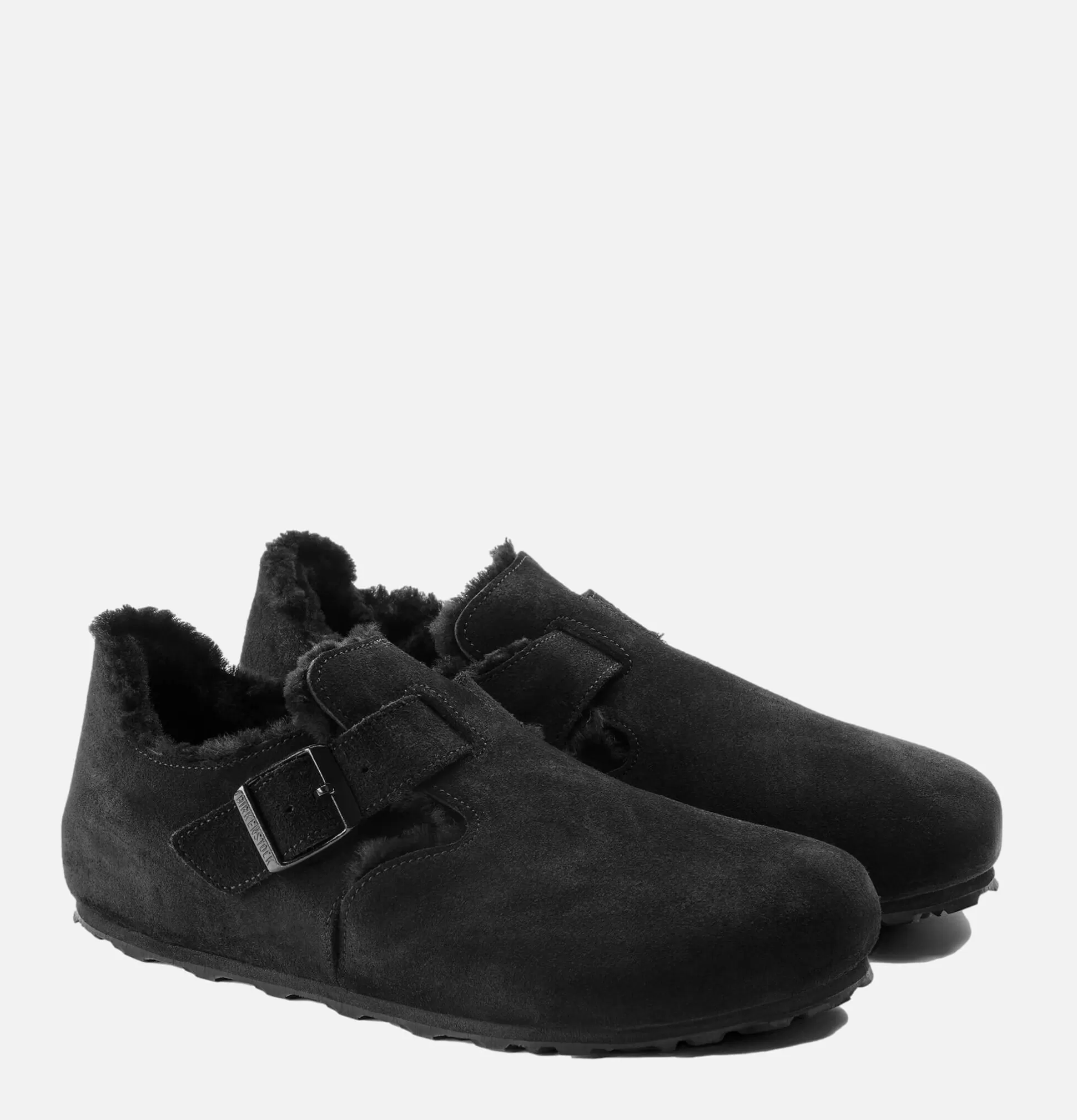 BIRKENSTOCK Sandals<London Shearling Black