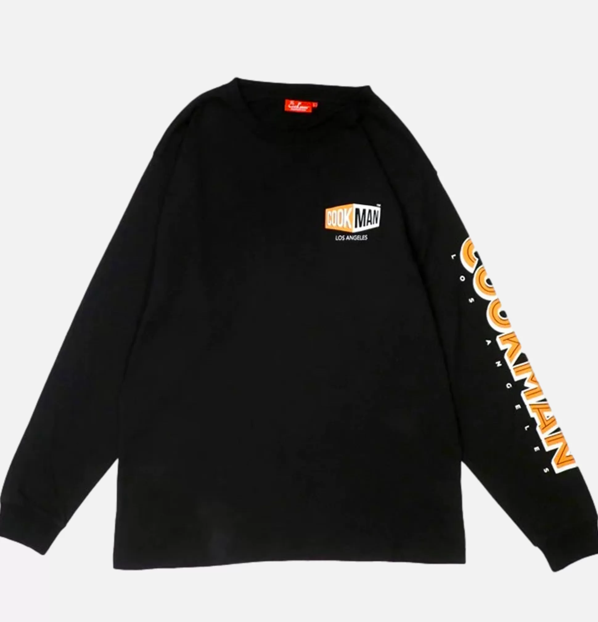 COOKMAN T-Shirts<Long Sleeve Skating Black Tee Shirt