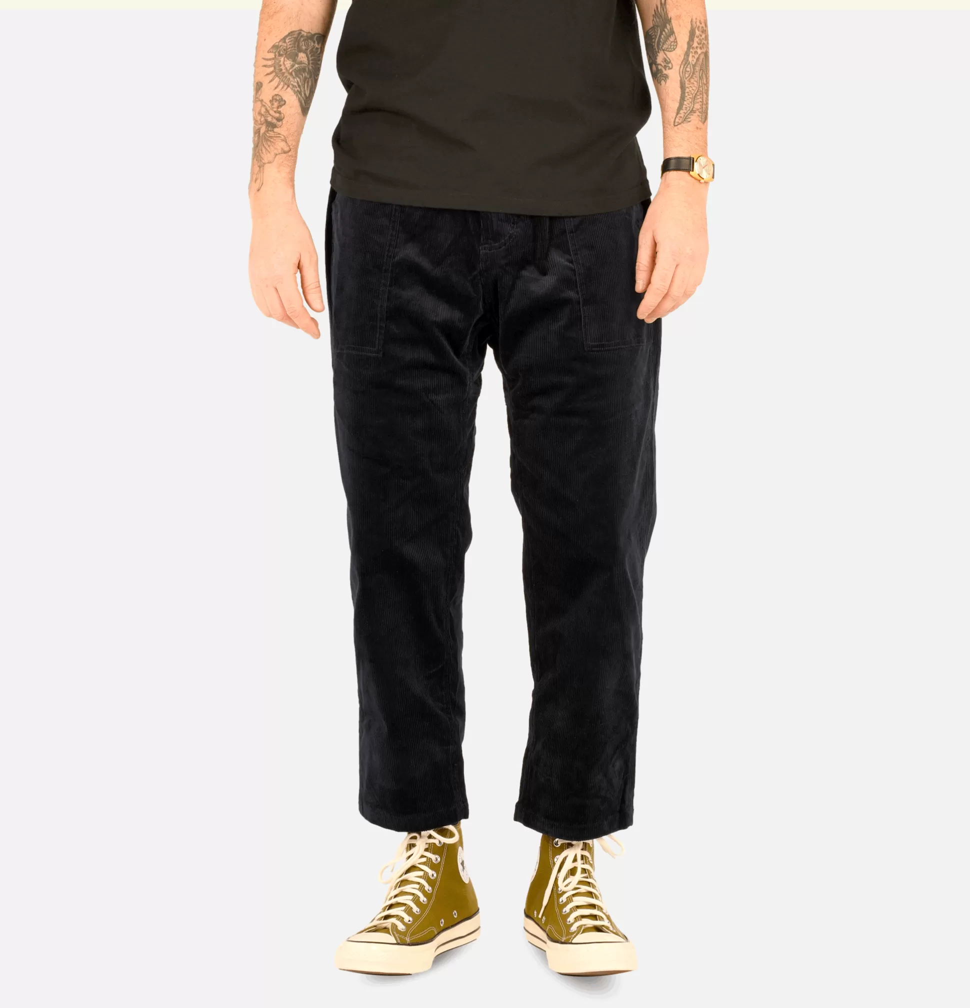 GRAMICCI Trousers<Loose Tapered Pant Cord Navy