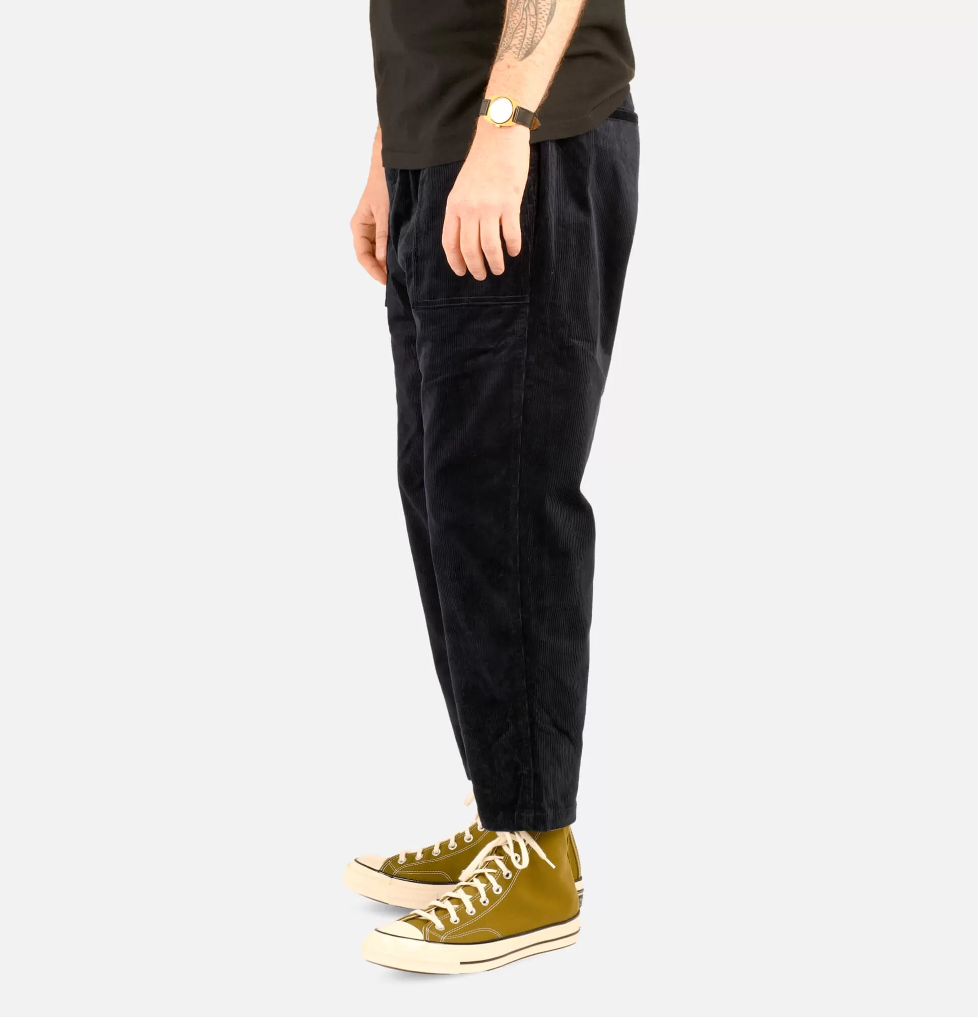 GRAMICCI Trousers<Loose Tapered Pant Cord Navy